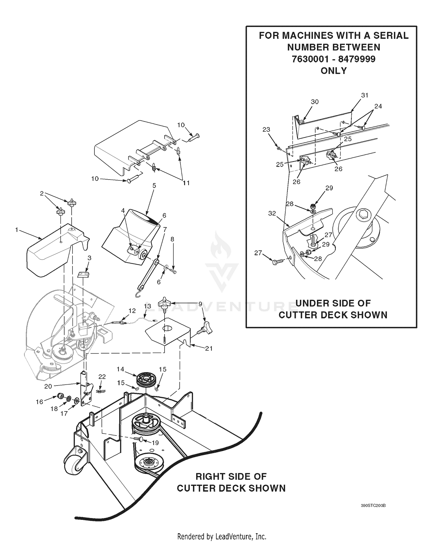 48" & 52" Blower Mounting Components