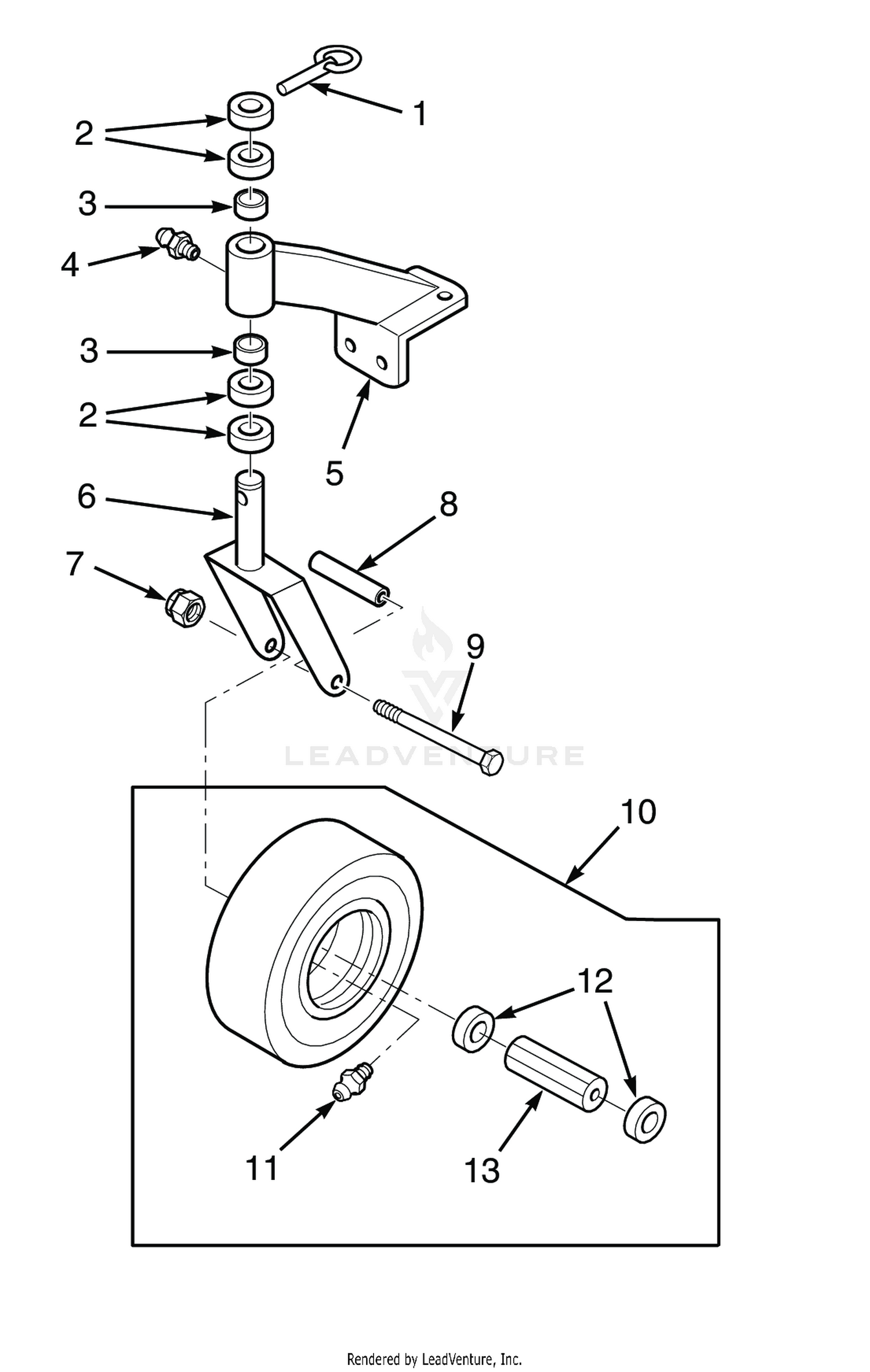 CASTER ASSEMBLY