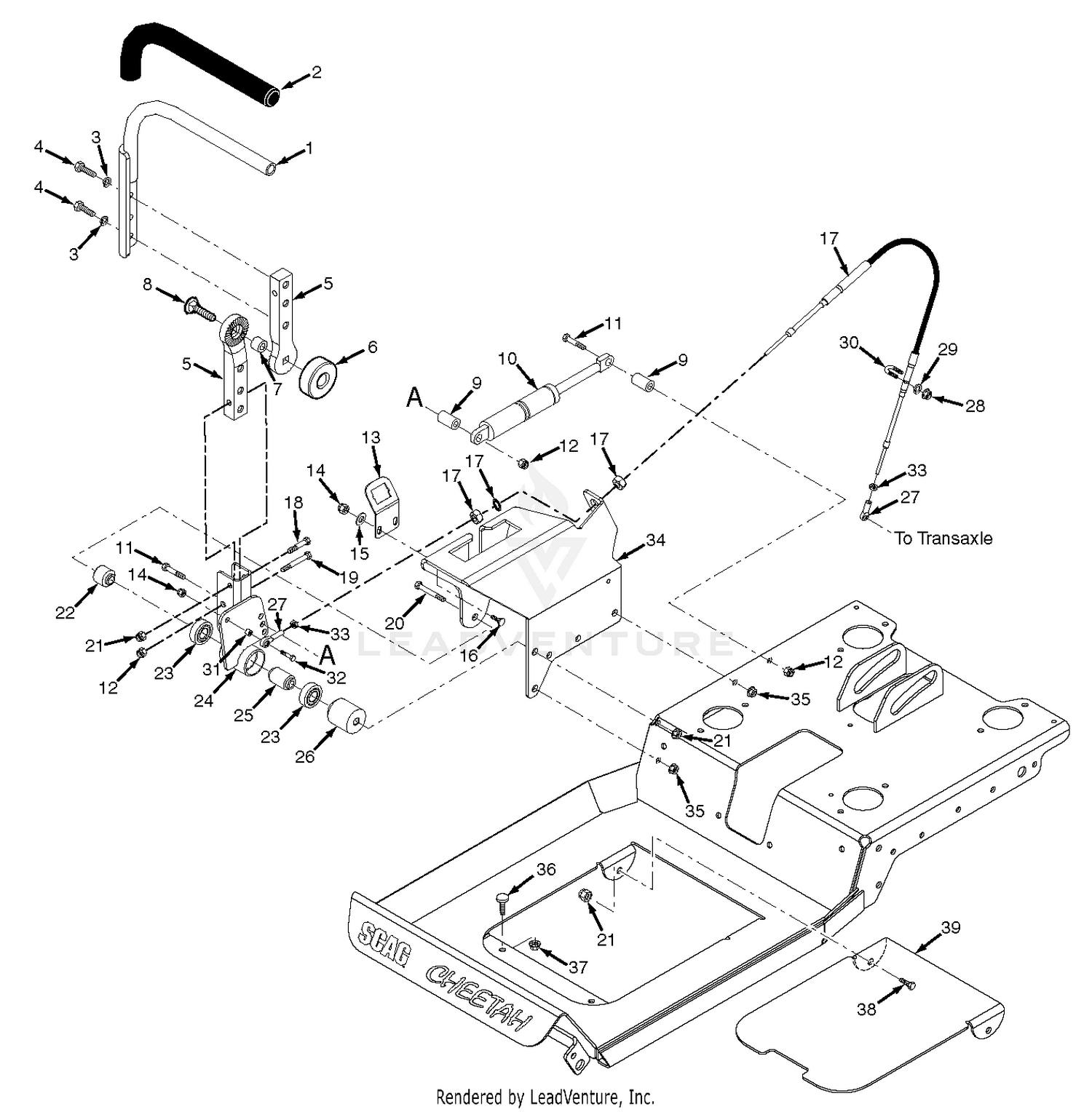 SCZ Steering & Foot Platform Components