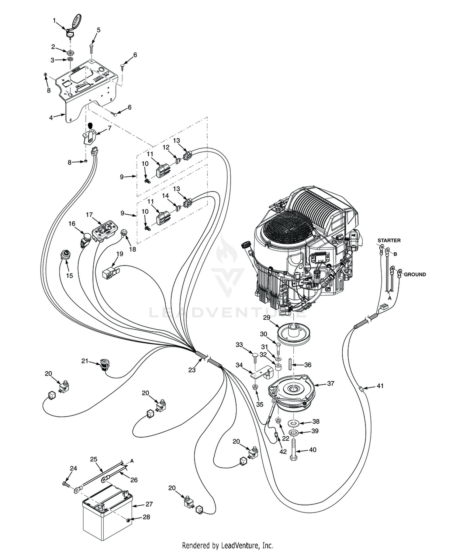 ELECTRICAL SYSTEM - KAWASAKI 26FT-EFI