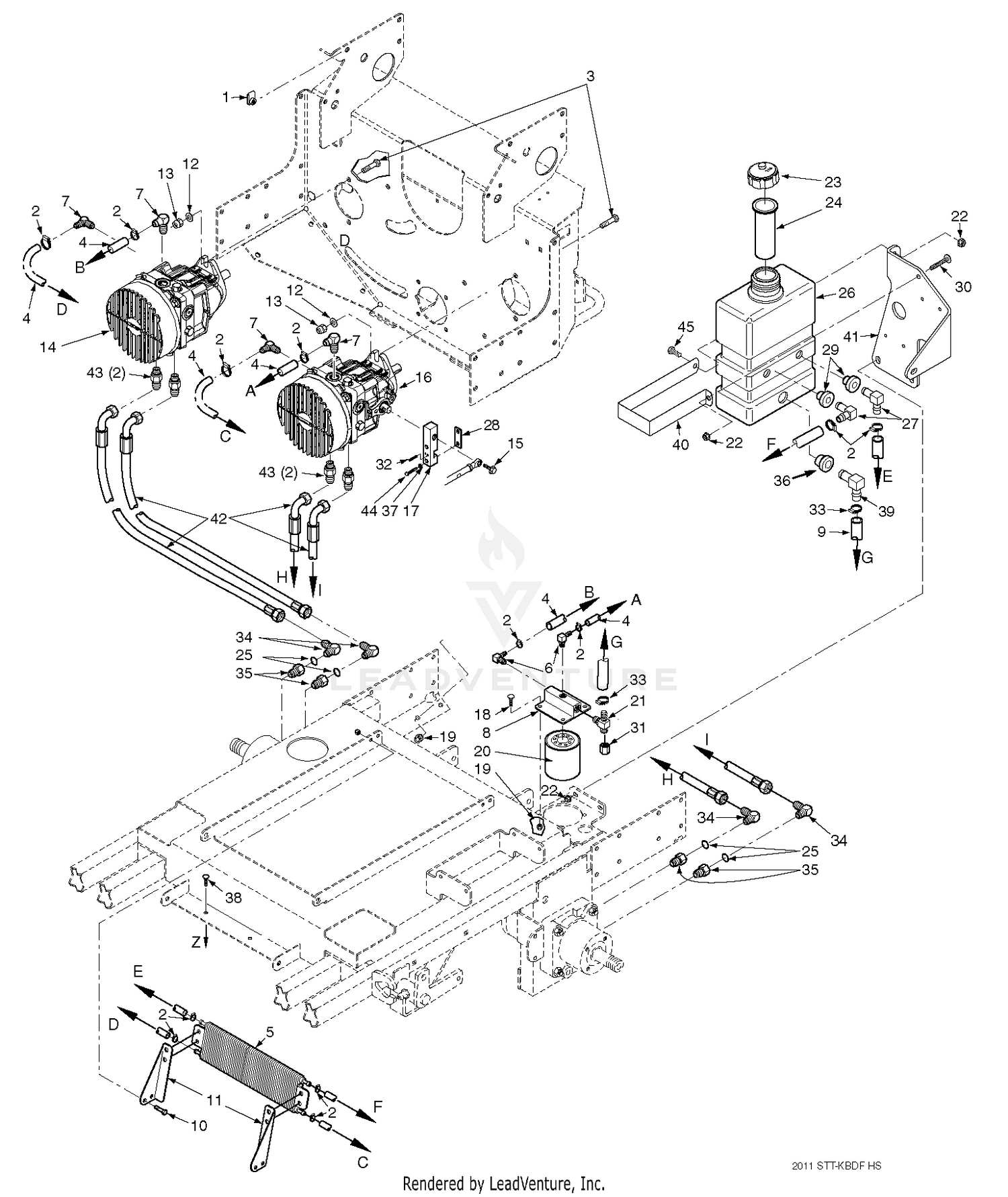 Hydraulic System - Kubota Dual Fuel