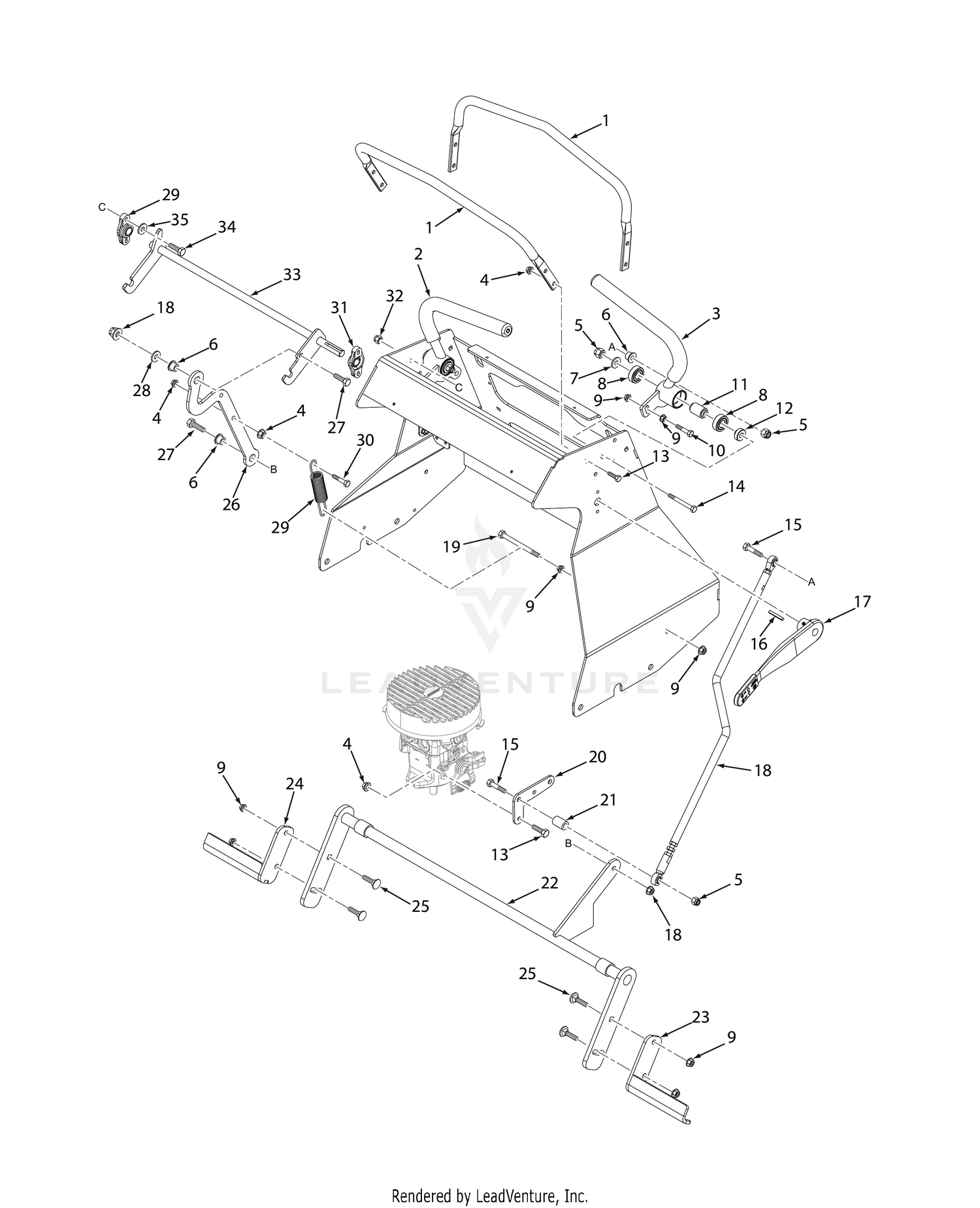 STEERING AND BRAKE CONTROLS