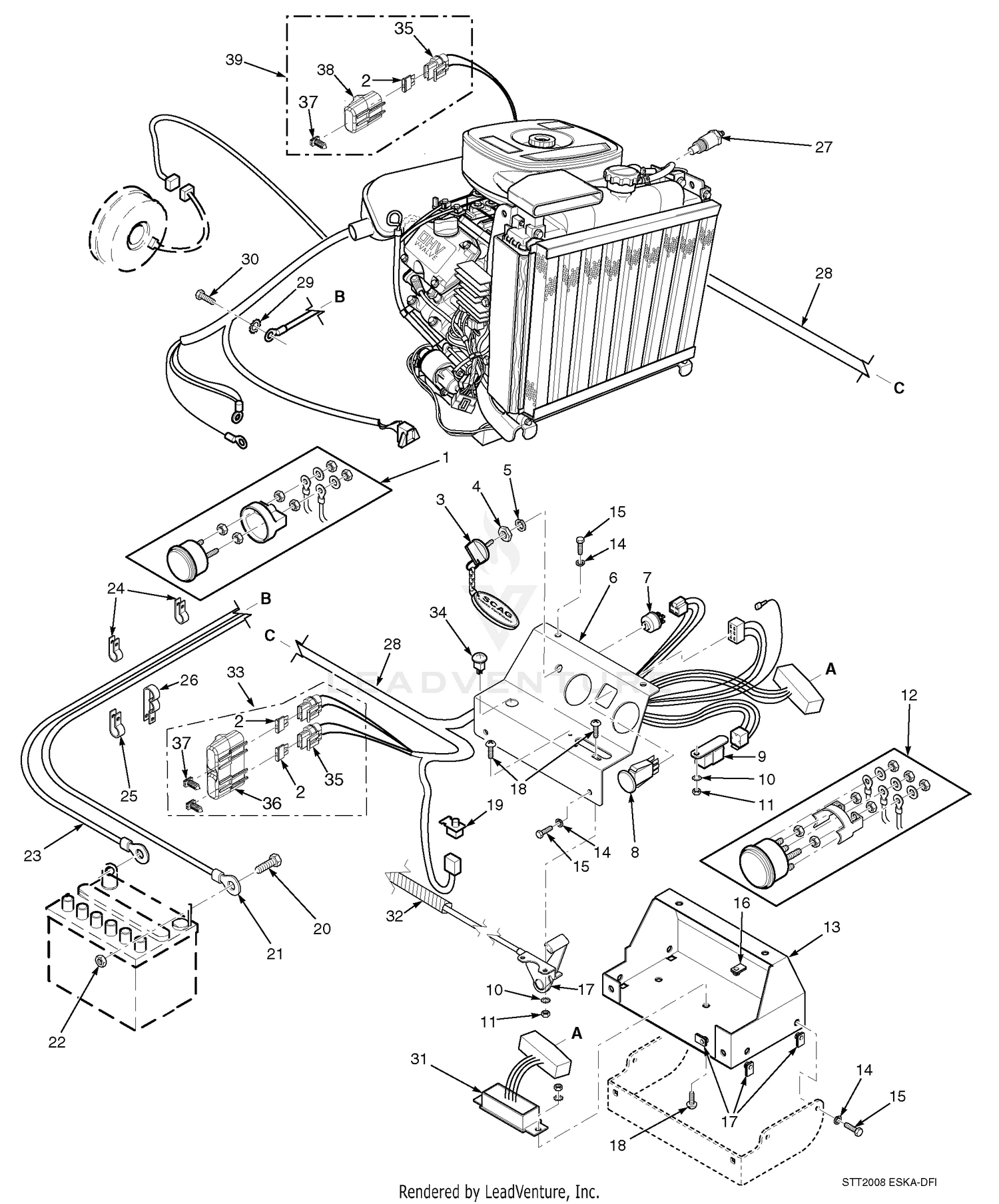Electrical System - 29DFI Kawasaki