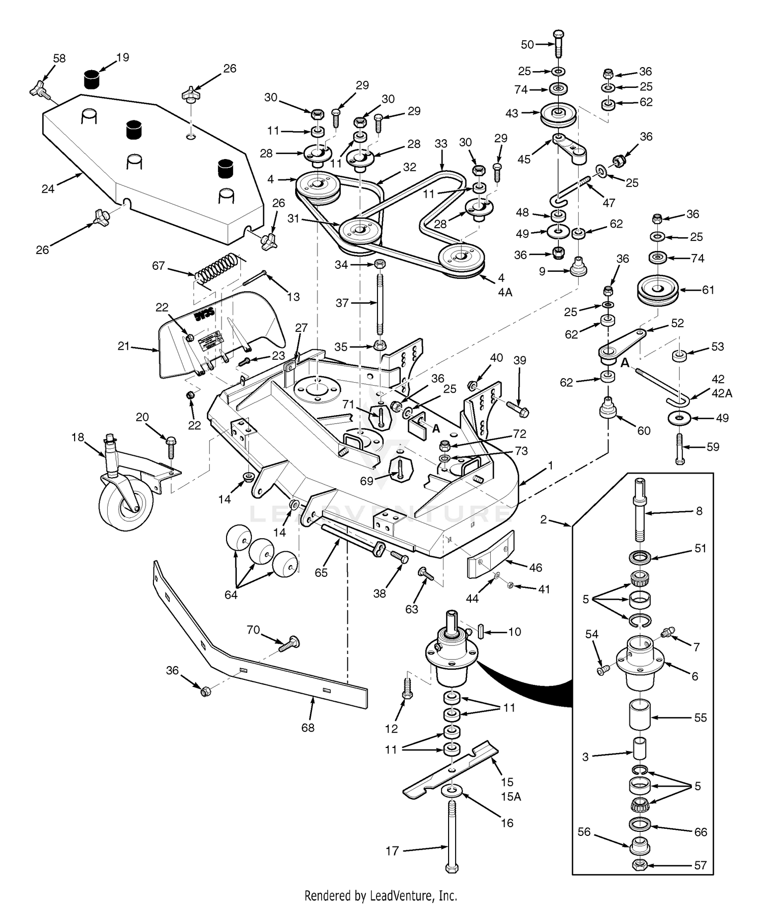 Cutter Decks 61V