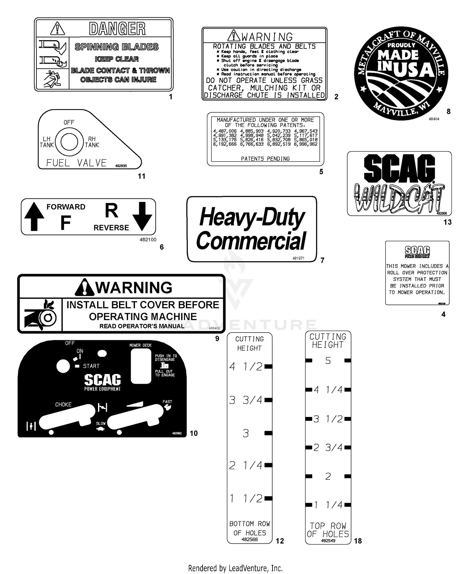 Replacement Decals And Information Plates (Part 1)