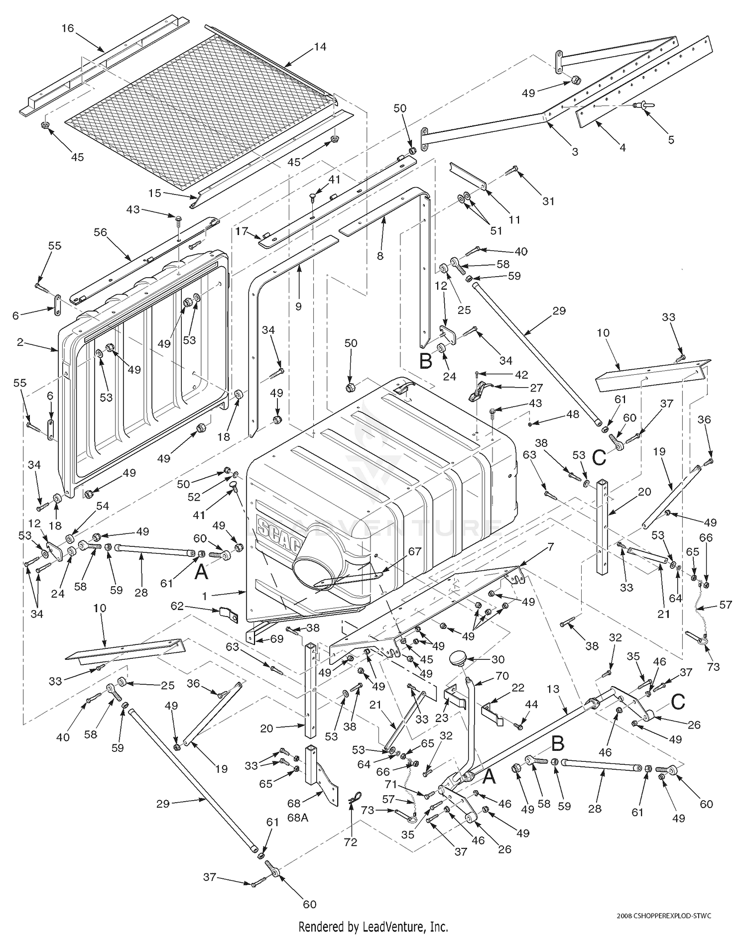 GC-STWC-CS61 Hopper Components