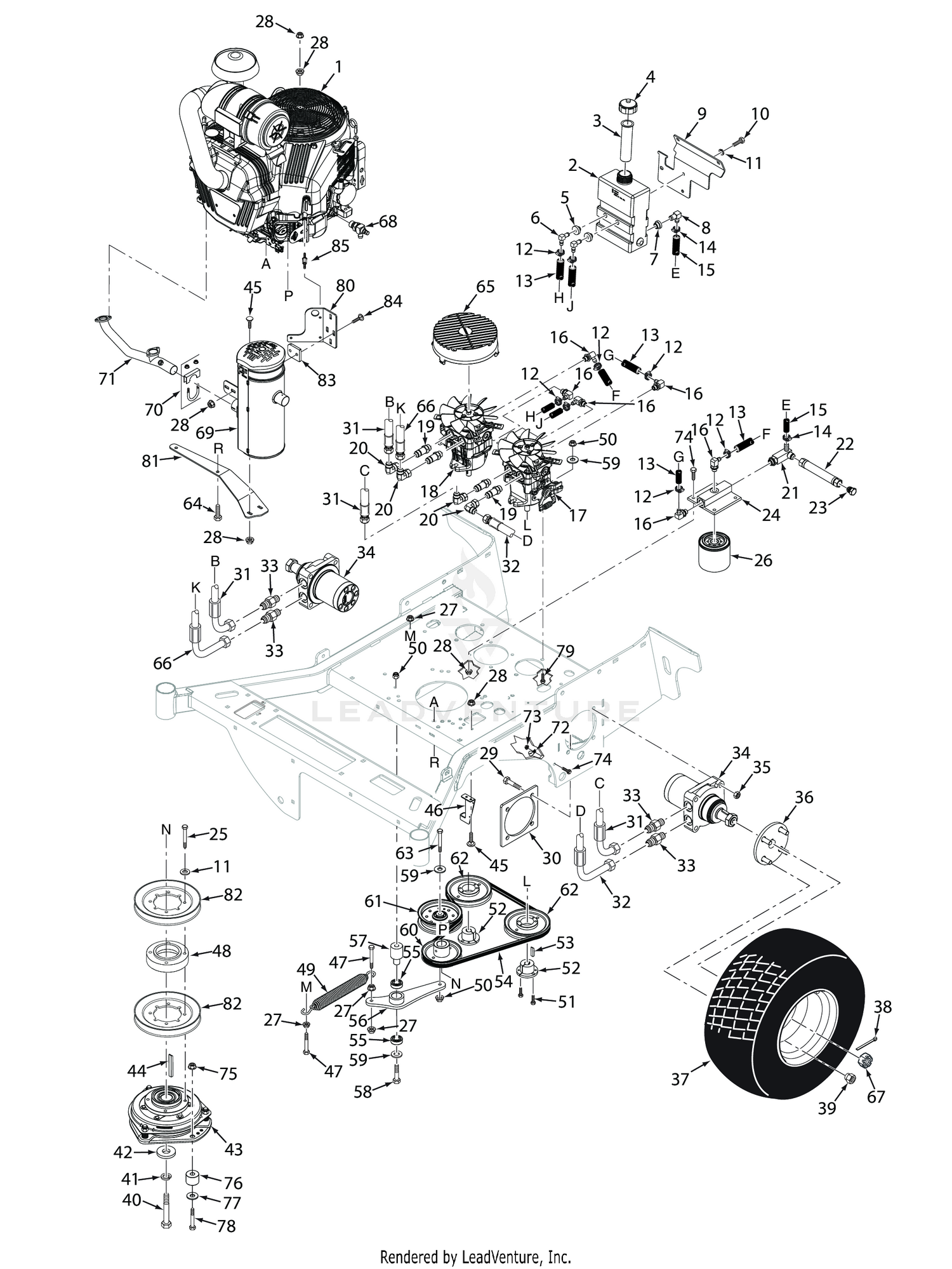 WS HYDRAULICS AND ENGINE COMPONENTS