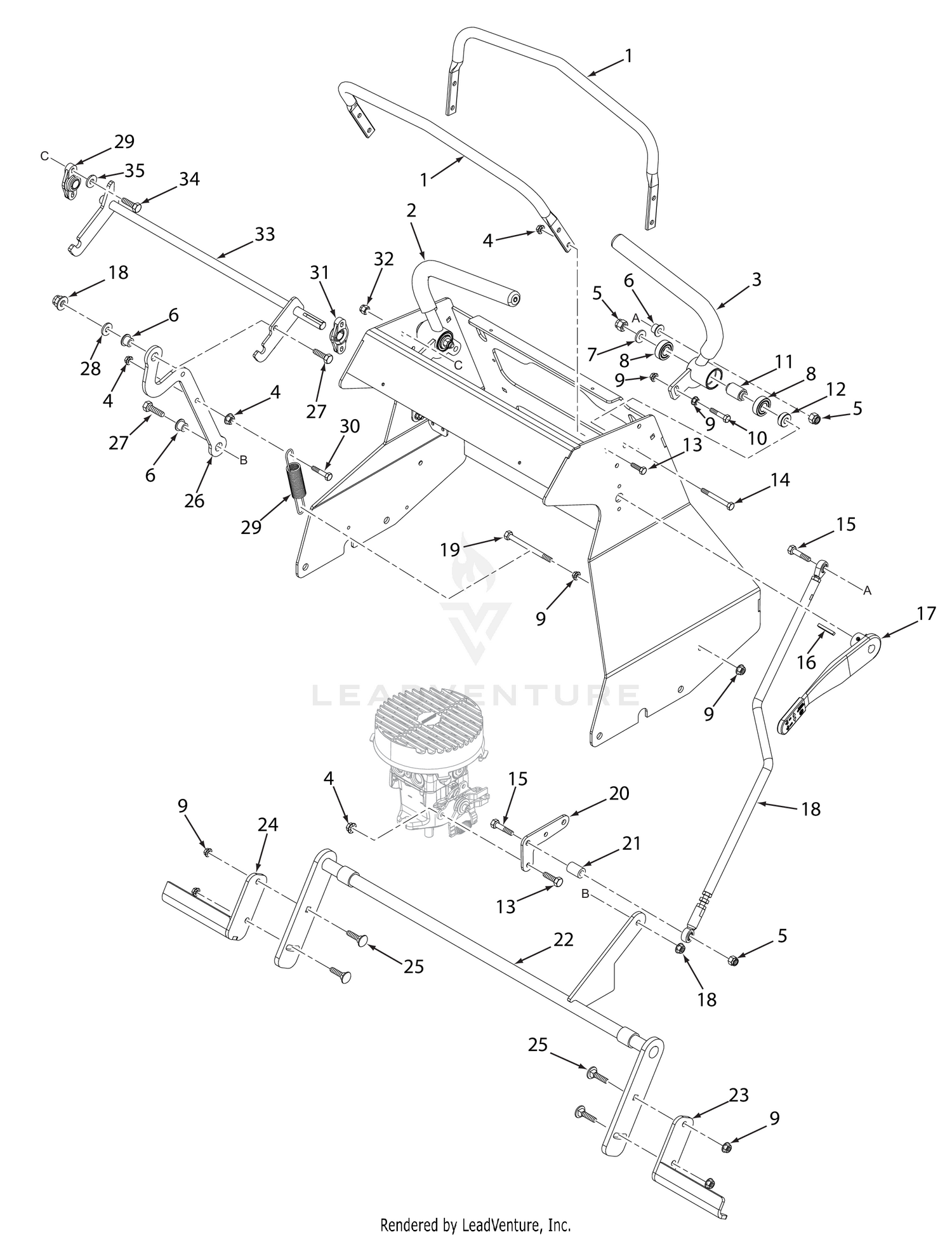 STEERING AND BRAKE CONTROLS