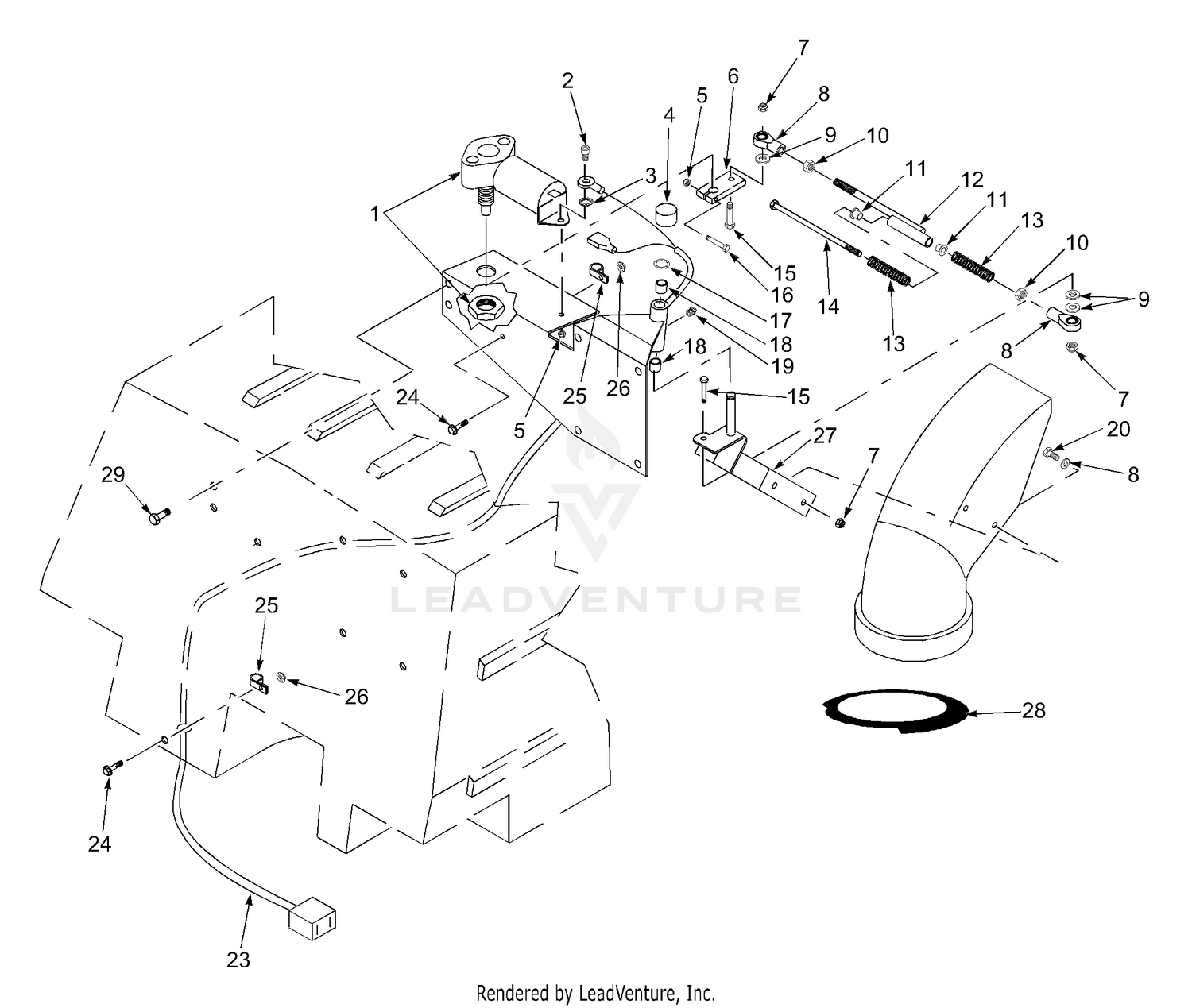 Hopper Actuator Mechanism