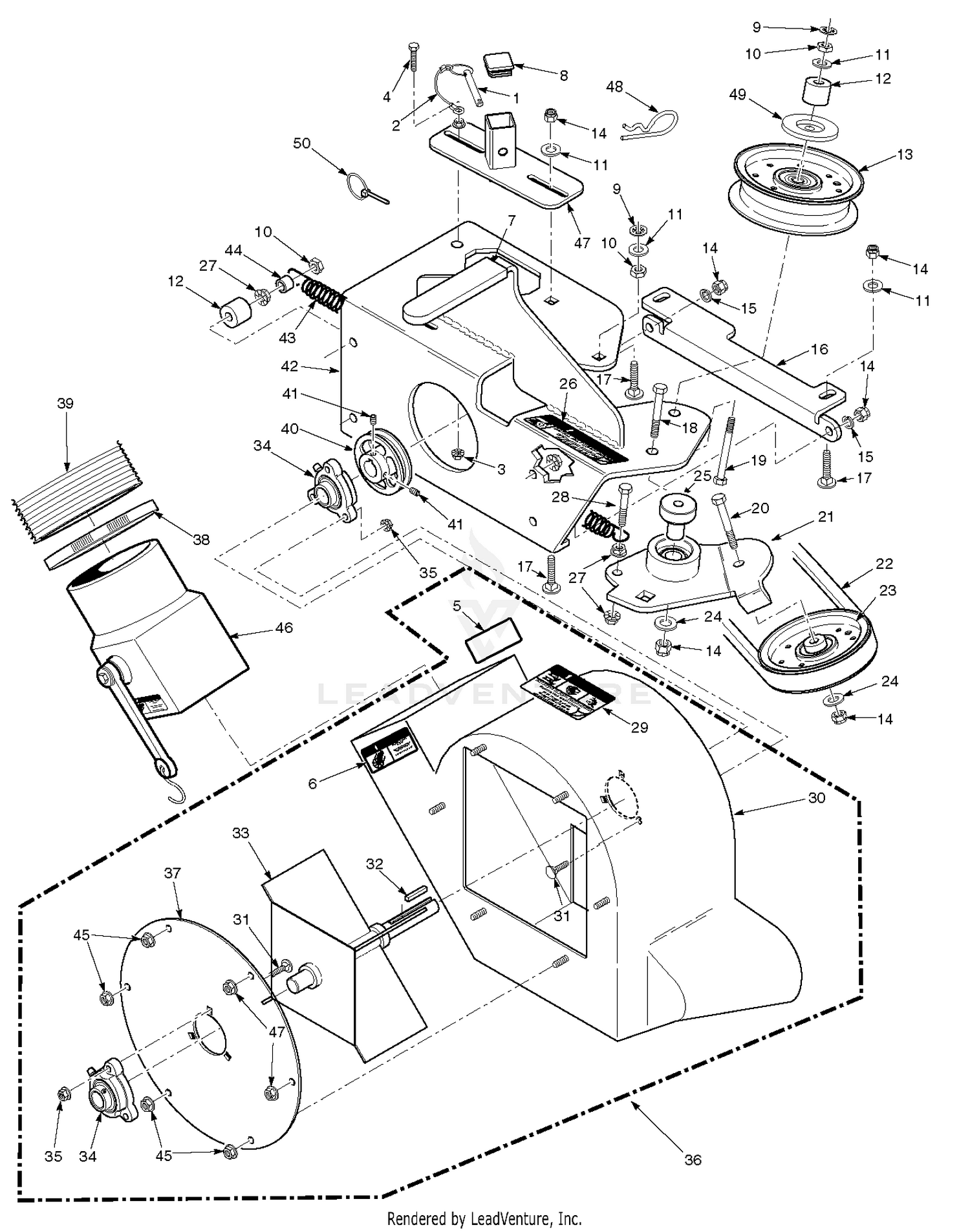 GC-STT / SCZ Bowler Housing Assembly