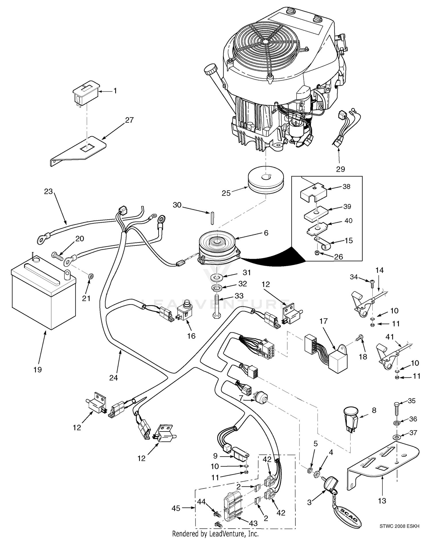 Electrical System - Kohler & Kawasaki Air-Cooled
