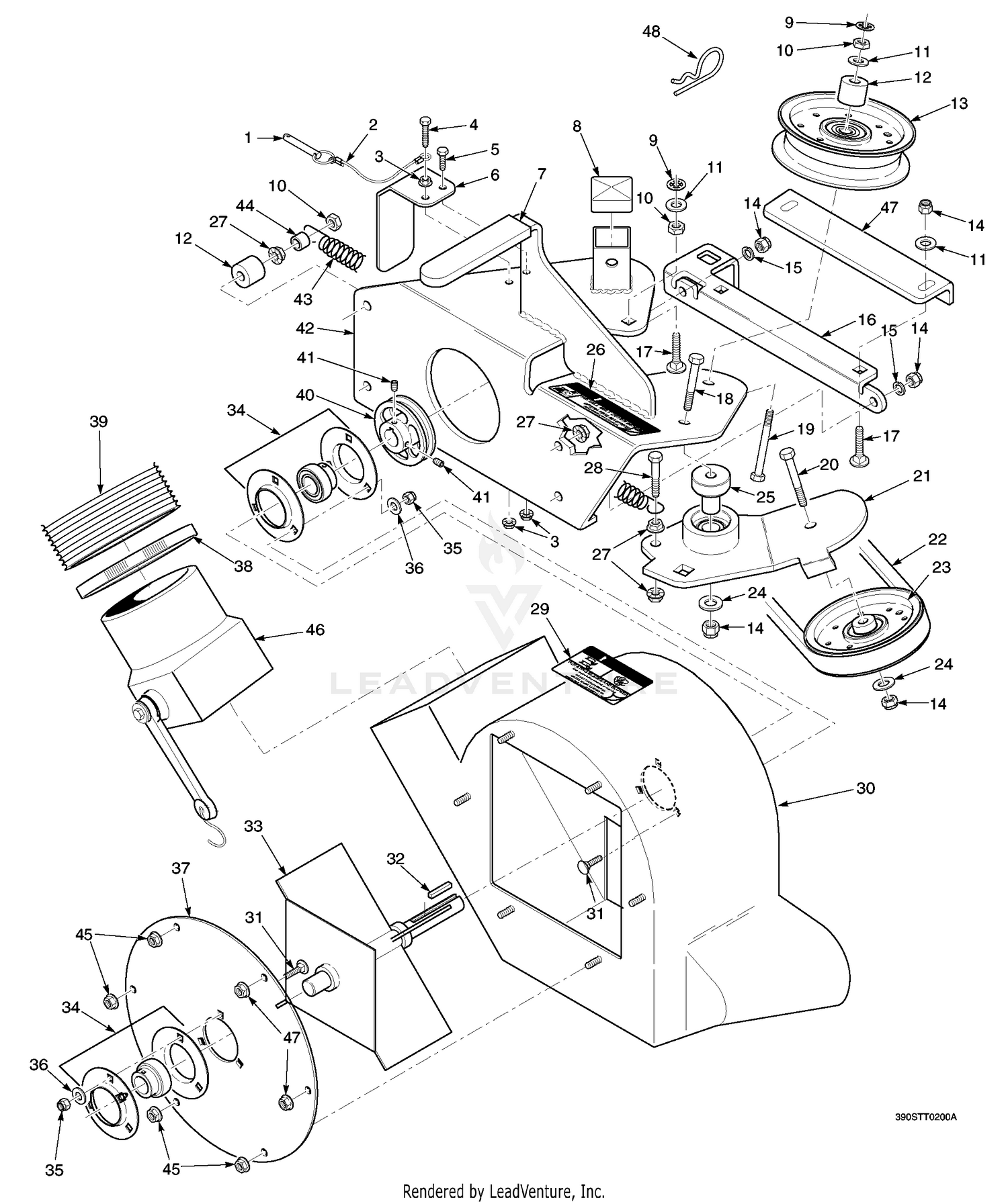 Blower Housing Assembly 61"
