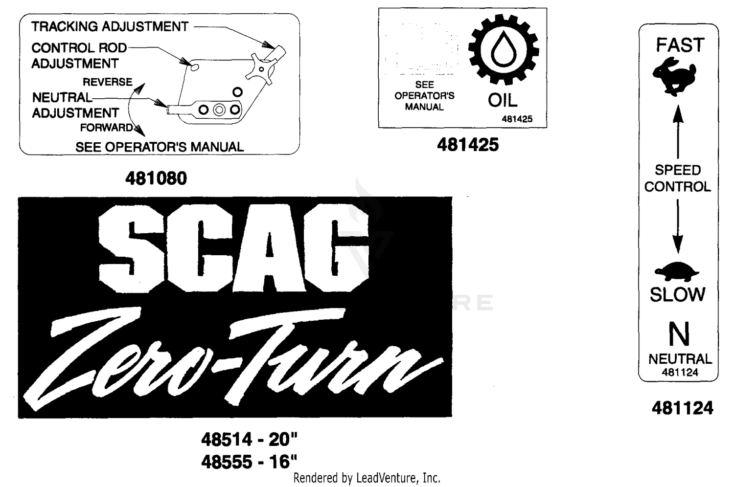 Replacement Decals & Information (Part 3)