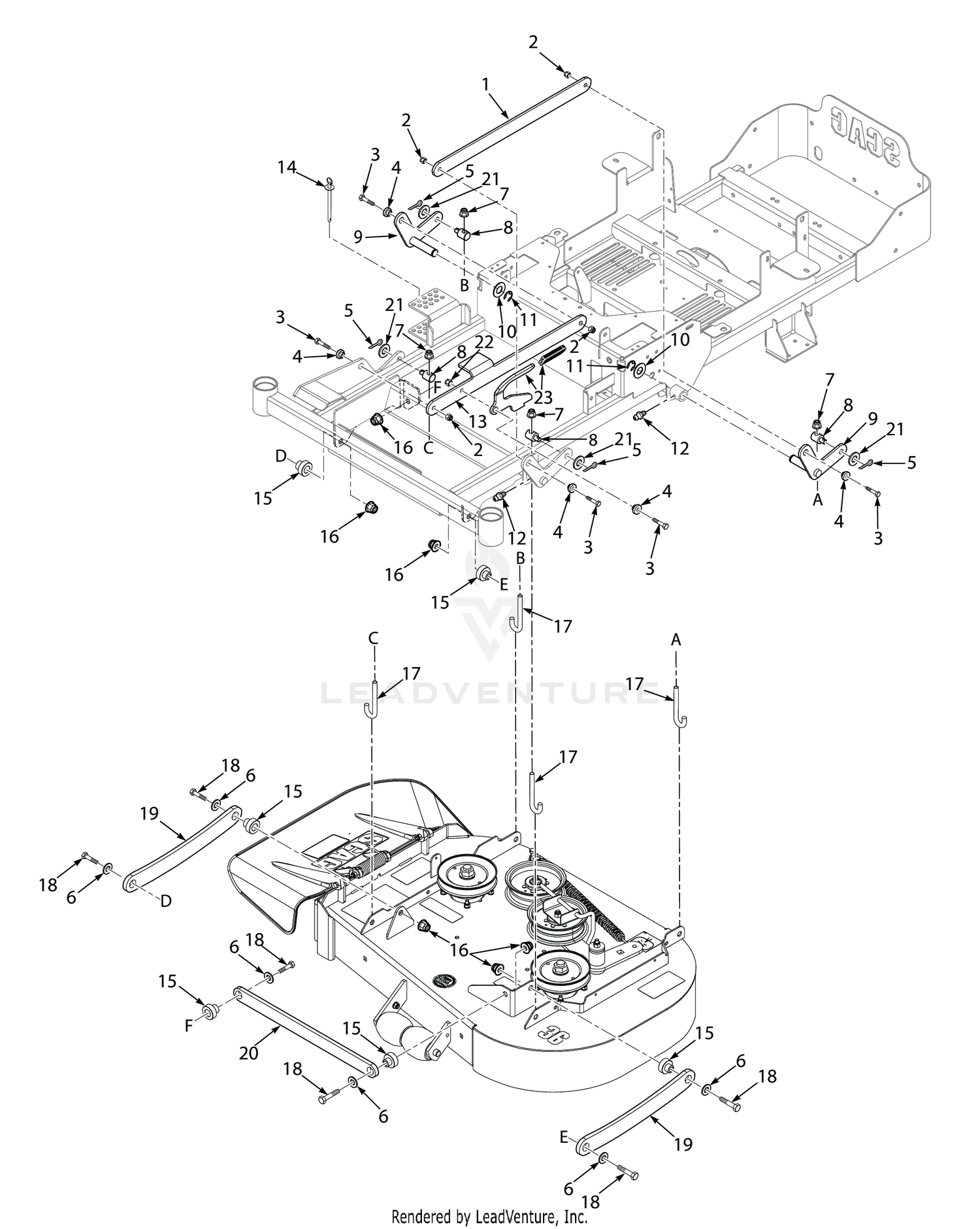 36H & 42H CUTTER DECK CONTROLS