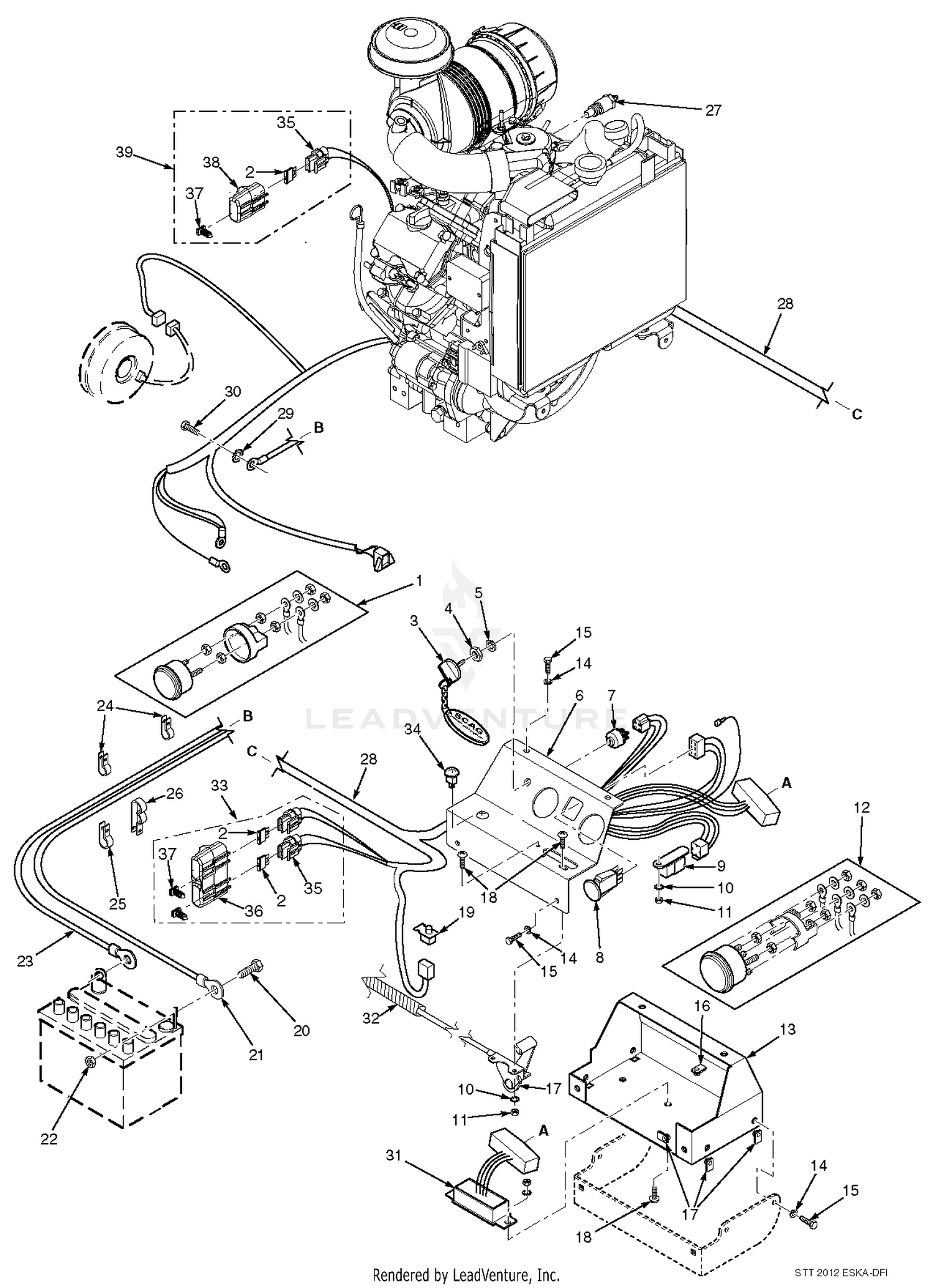 Electrical System - 791DFI Kawasaki
