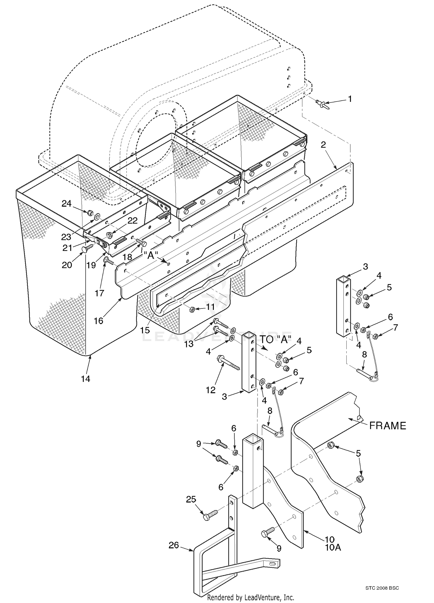 Bucket Support Components (Lower)