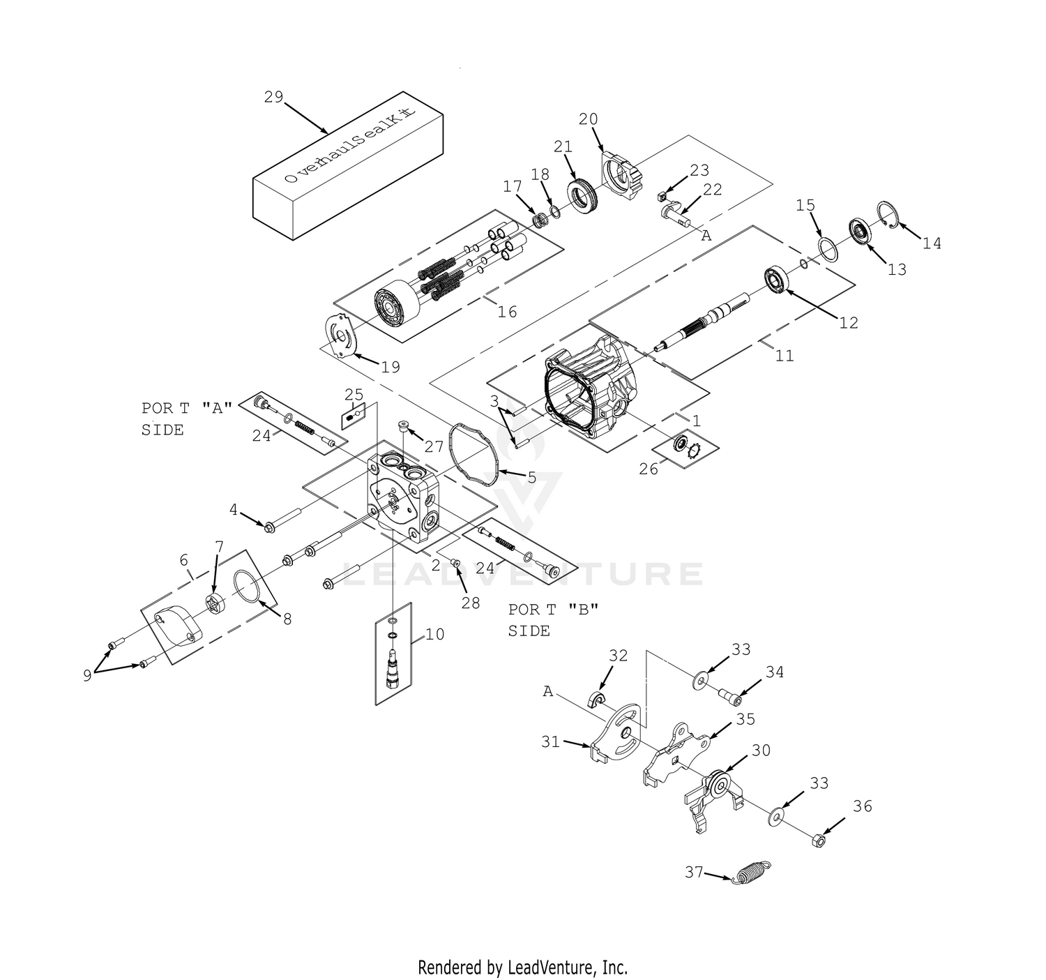 SVRII-32A / 36A HYDRAULIC PUMP
