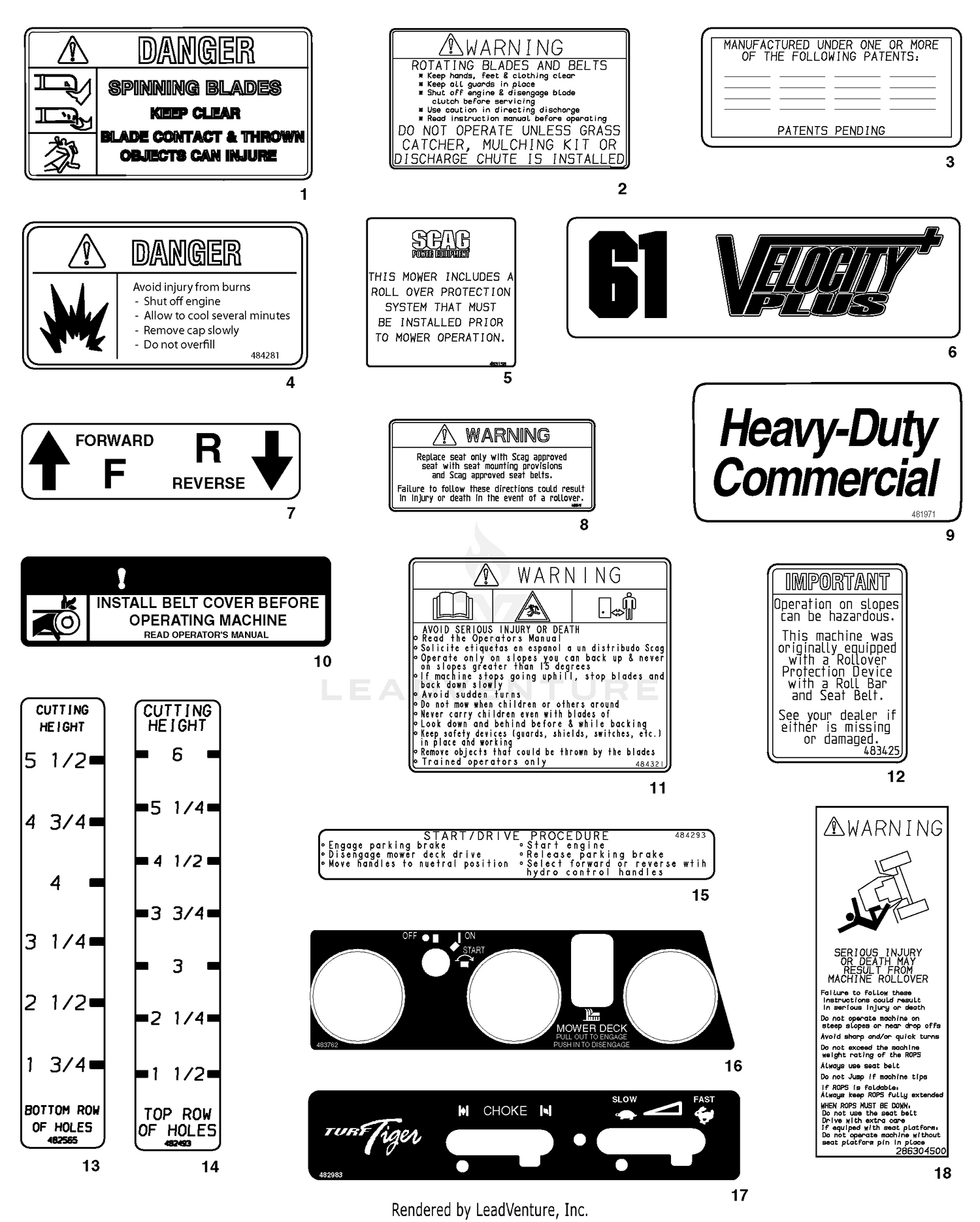 Replacement Decals And Information Plates (Part 1)