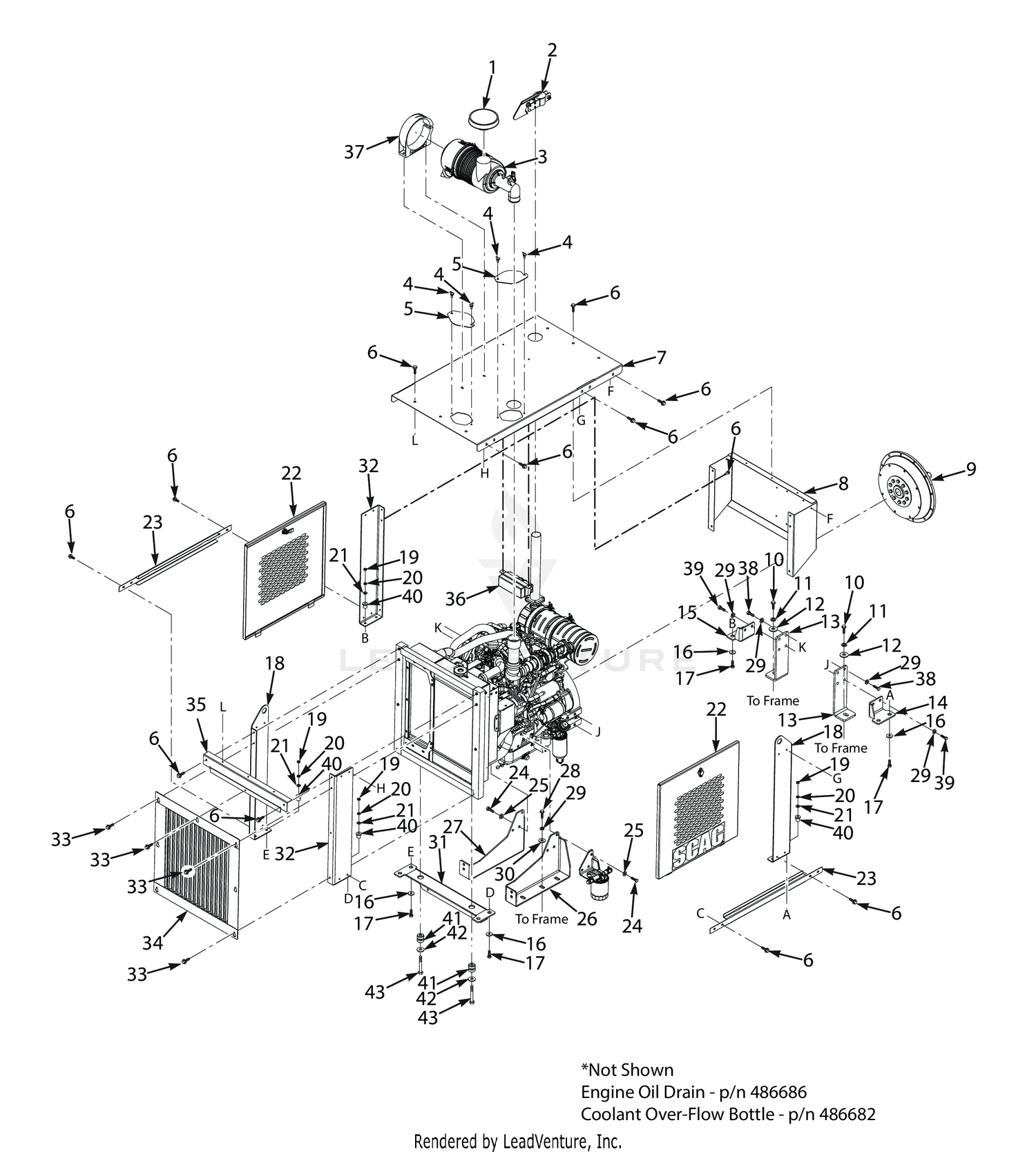 KUBOTA ENGINE ASSEMBLY