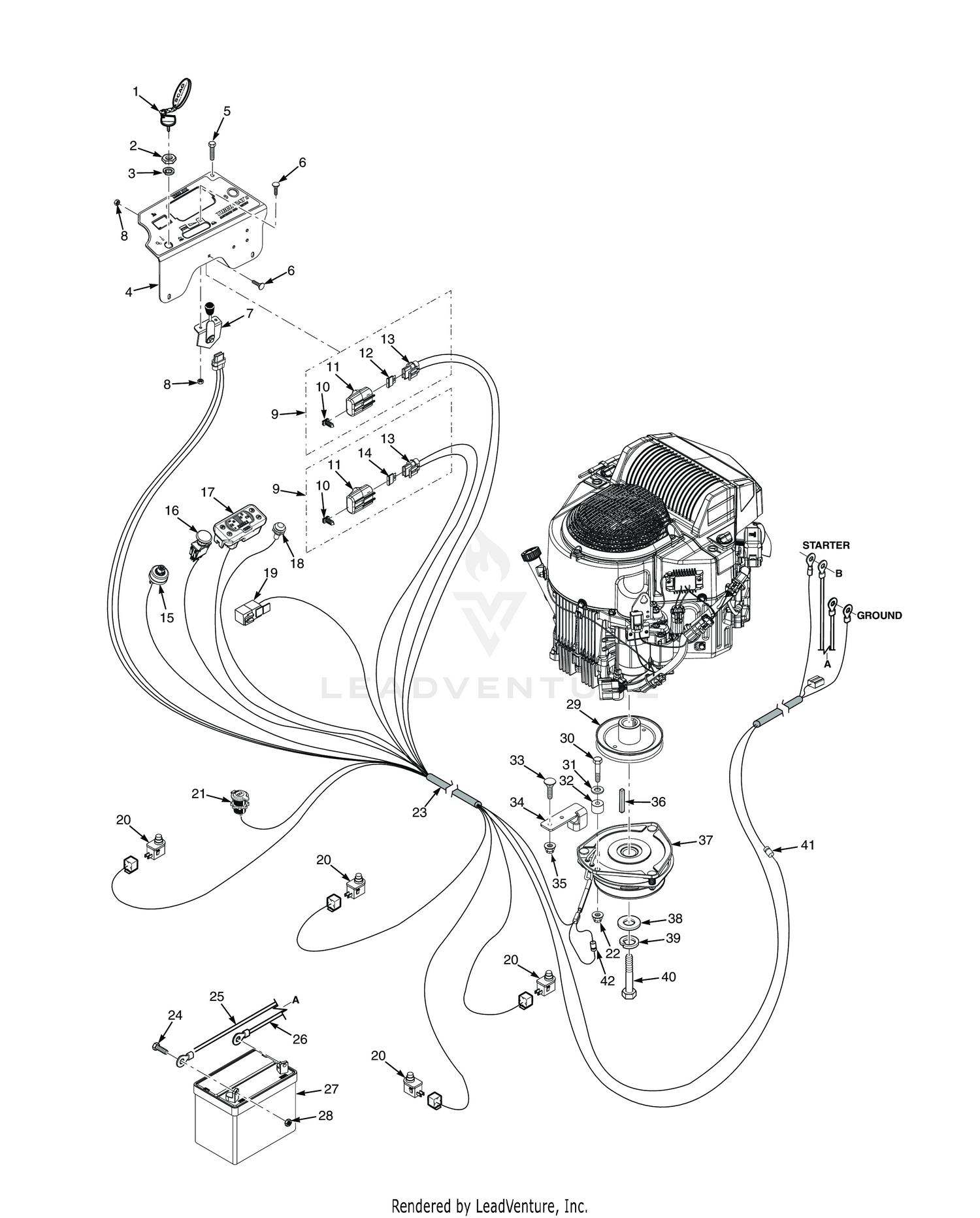 ELECTRICAL SYSTEM - KAWASAKI 26FT-EFI
