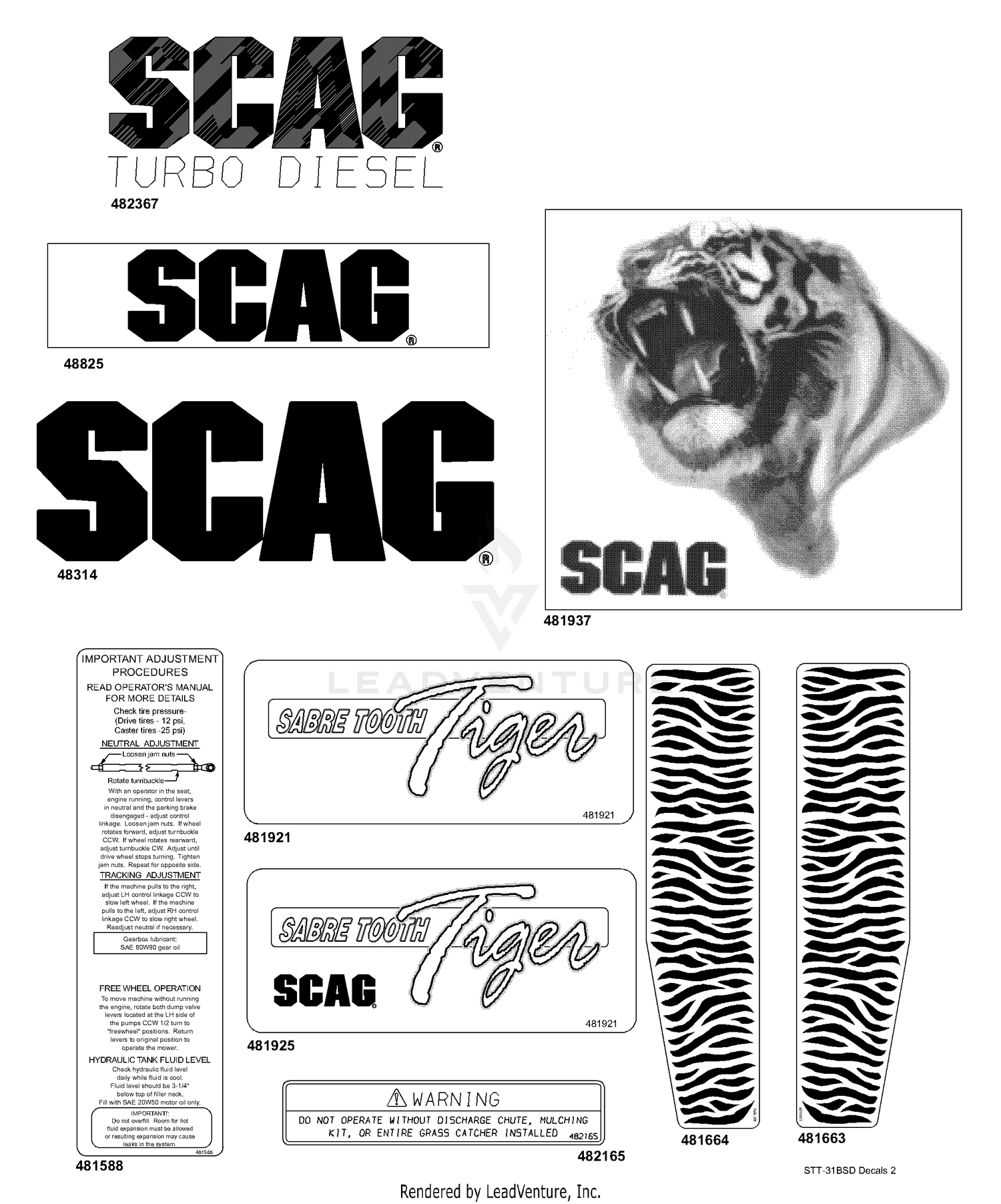 Replacement Decals And Information Plates (Part 2)