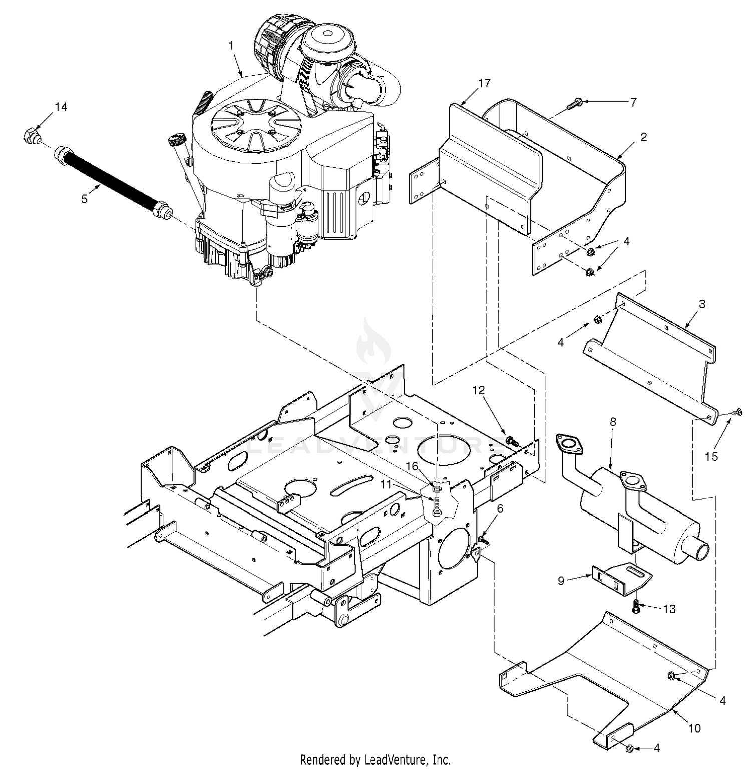 Engine & Attaching Parts