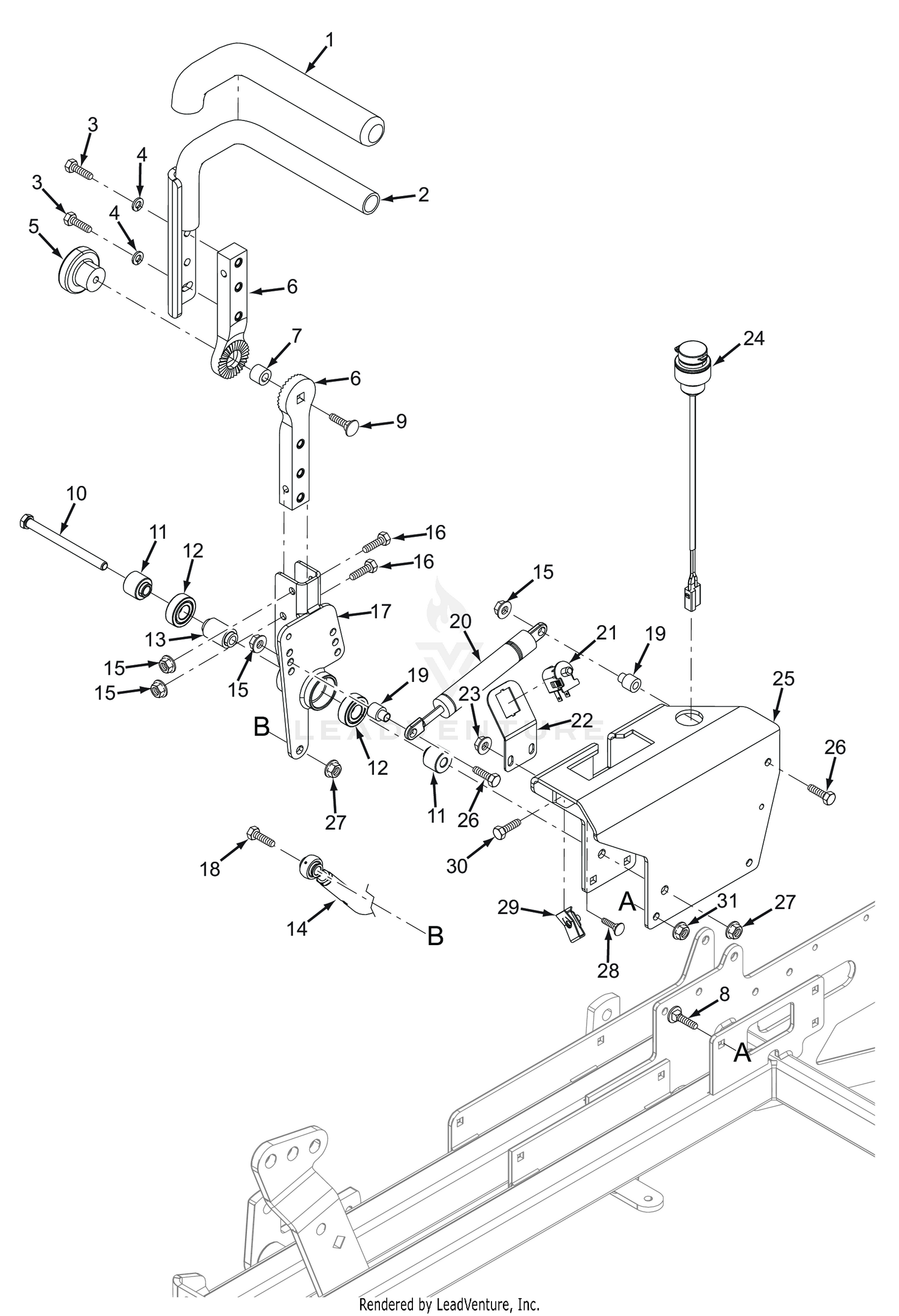 SCZII STEERING COMPONENTS