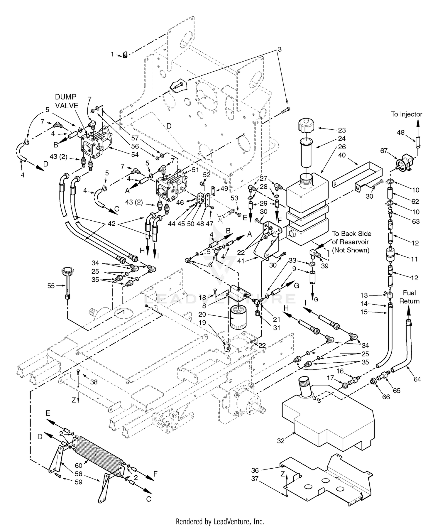 Fuel And Hydraulic System - Kawasaki 29DFI