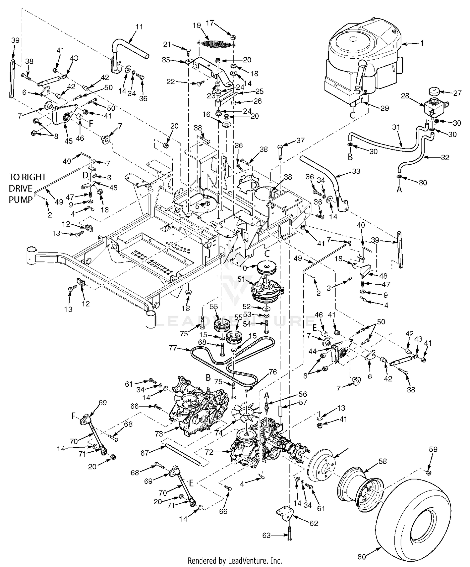 Drive System Components - SFZP52 & SFZP61