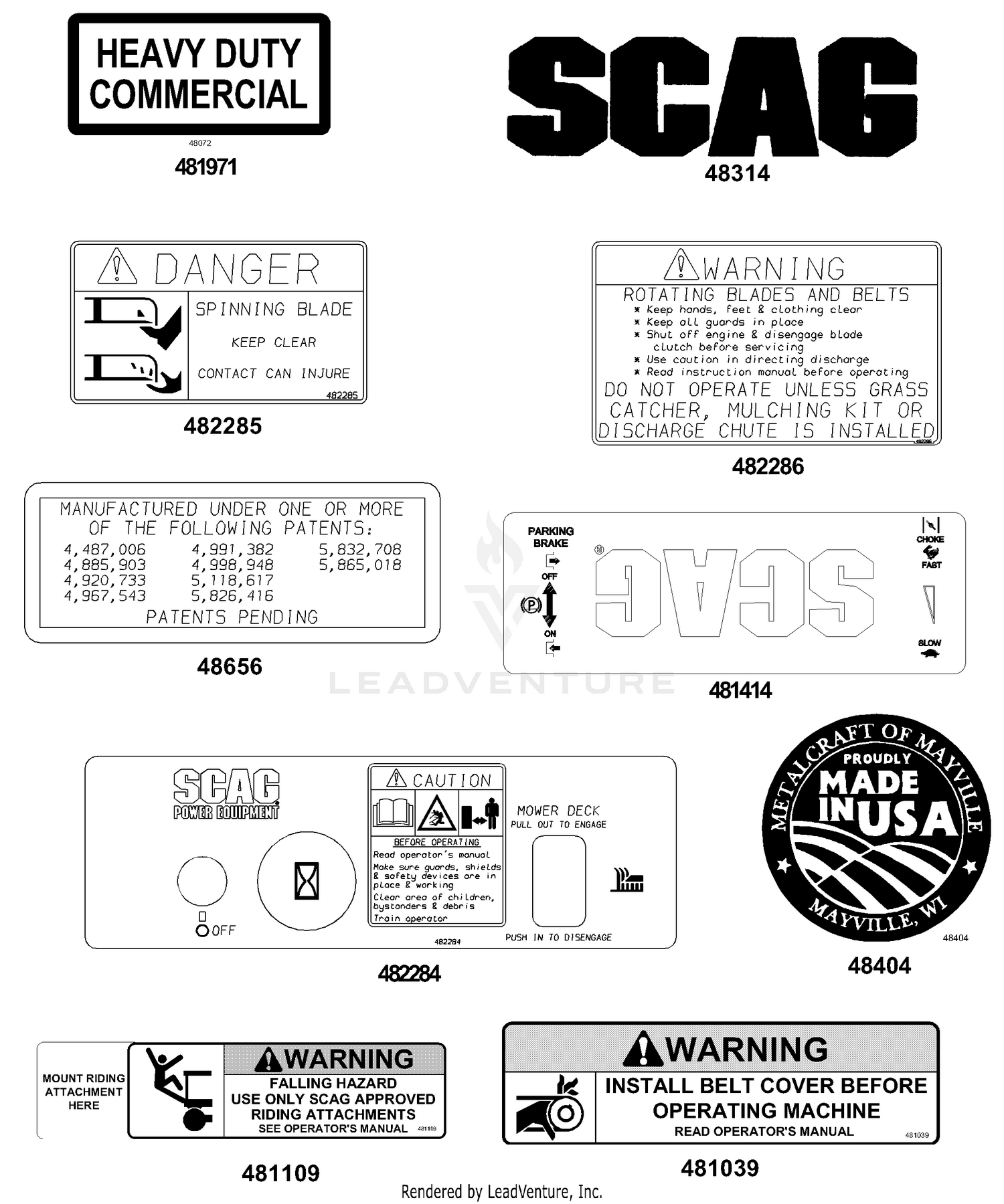 Replacement Decals & Information (Part 1)