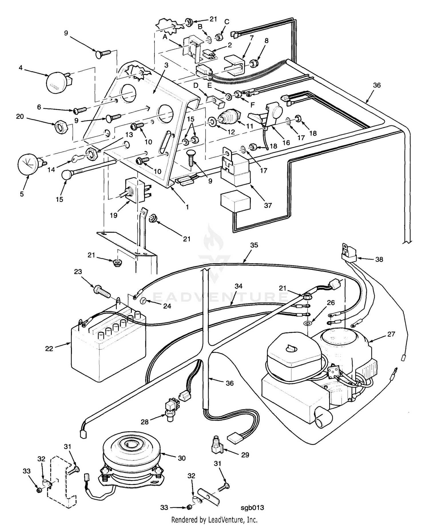 Instrument Panel And Electrical Components