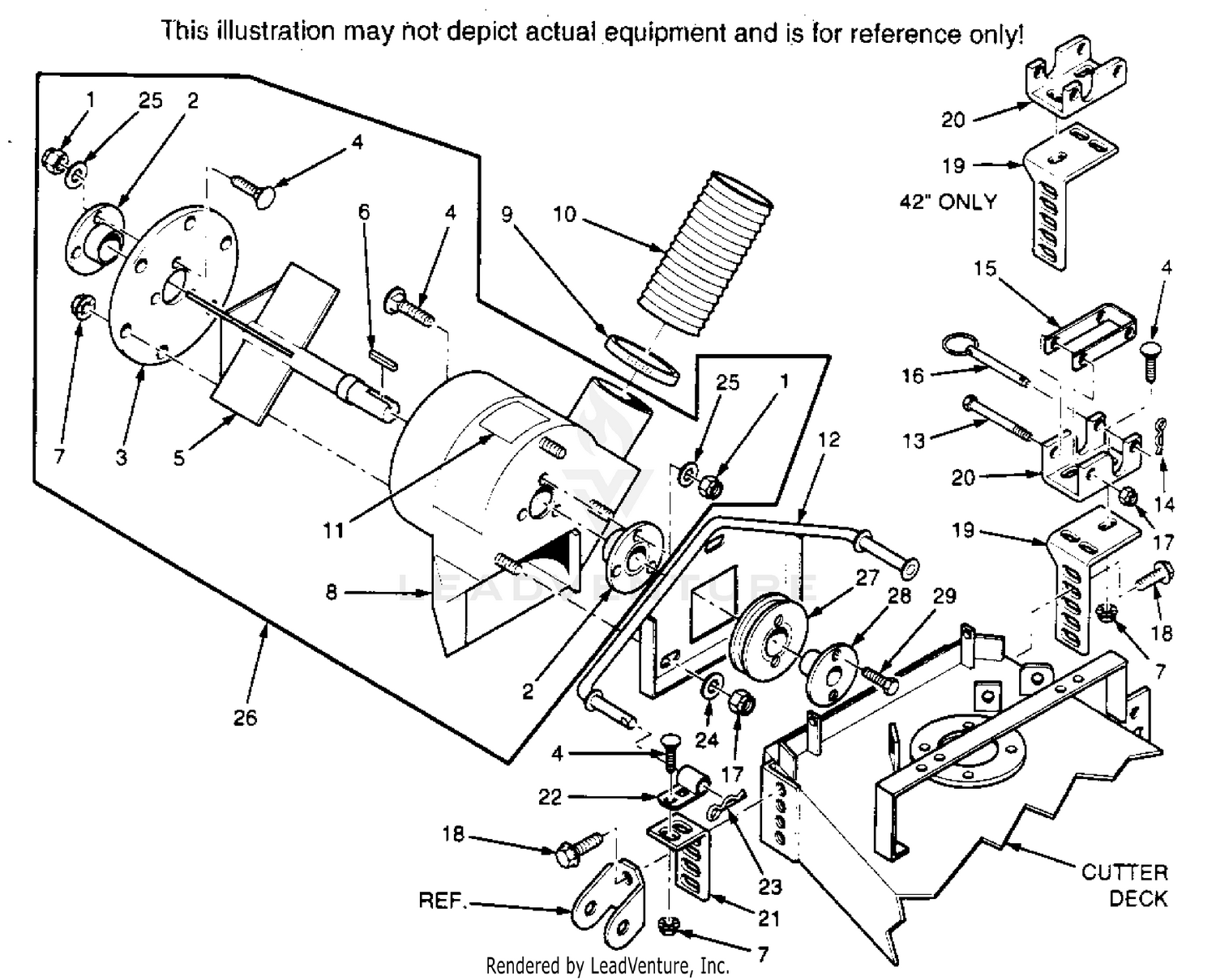 DECK/BLOWER HOUSING COMPONENTS