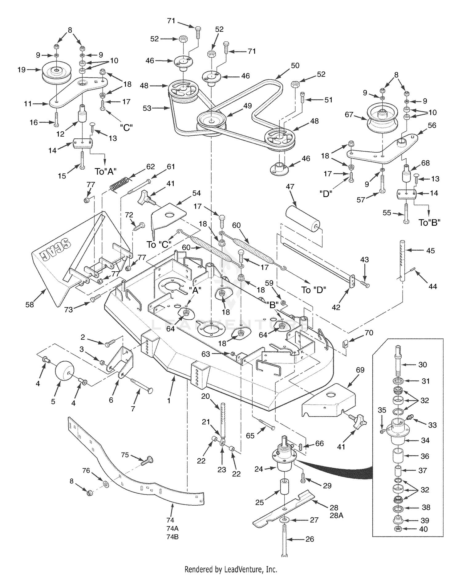 Cutter Deck 61A