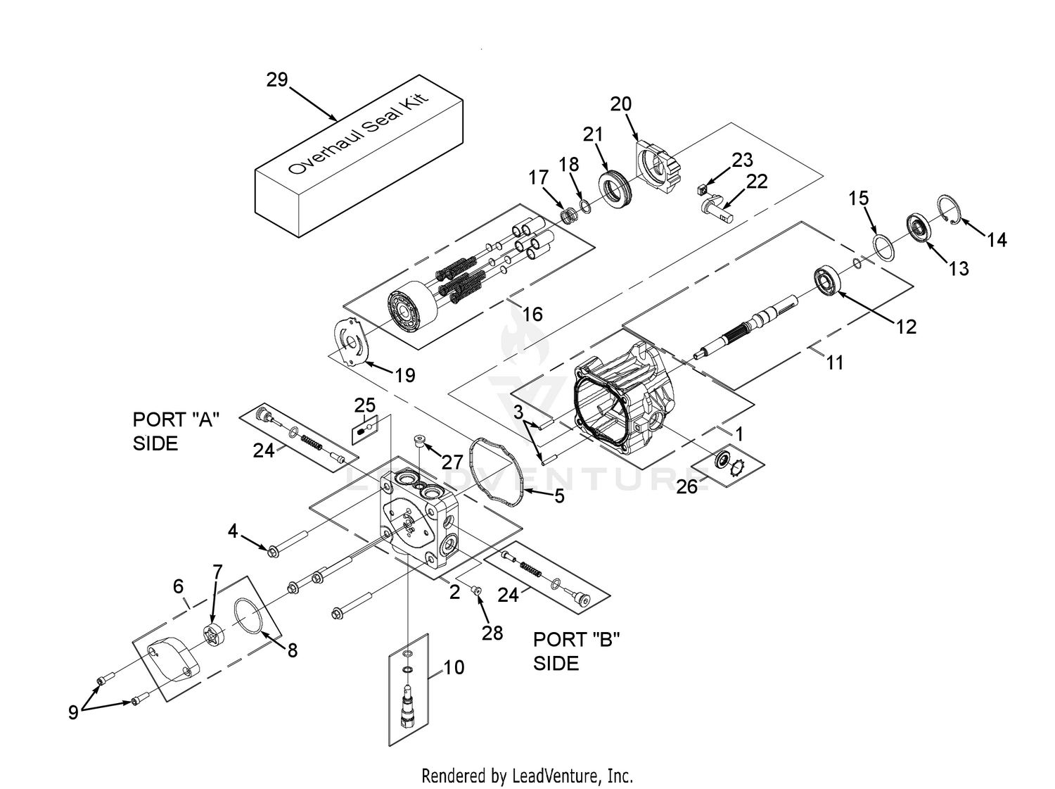 HYDRAULIC PUMP ASSEMBLY