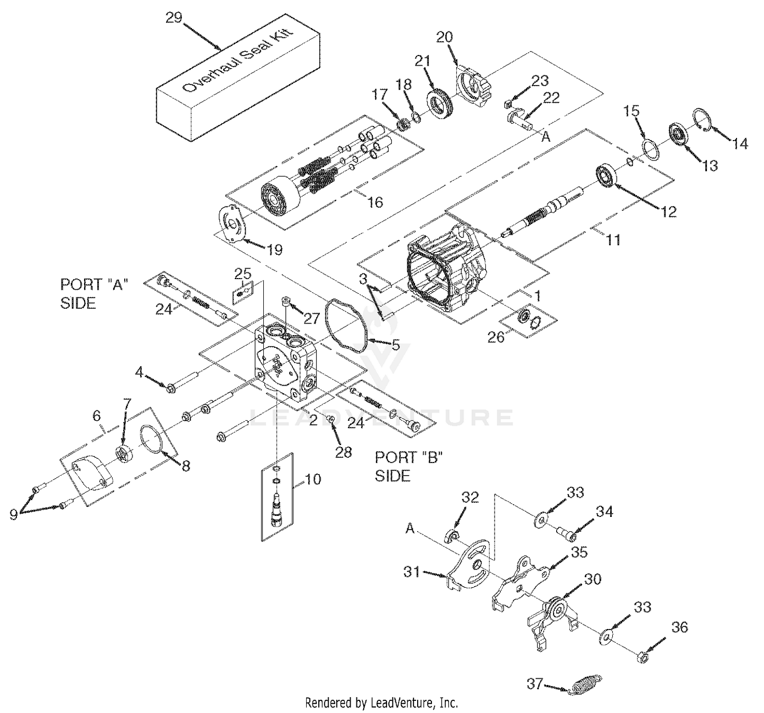 SVRII-36A Hydraulic Pump