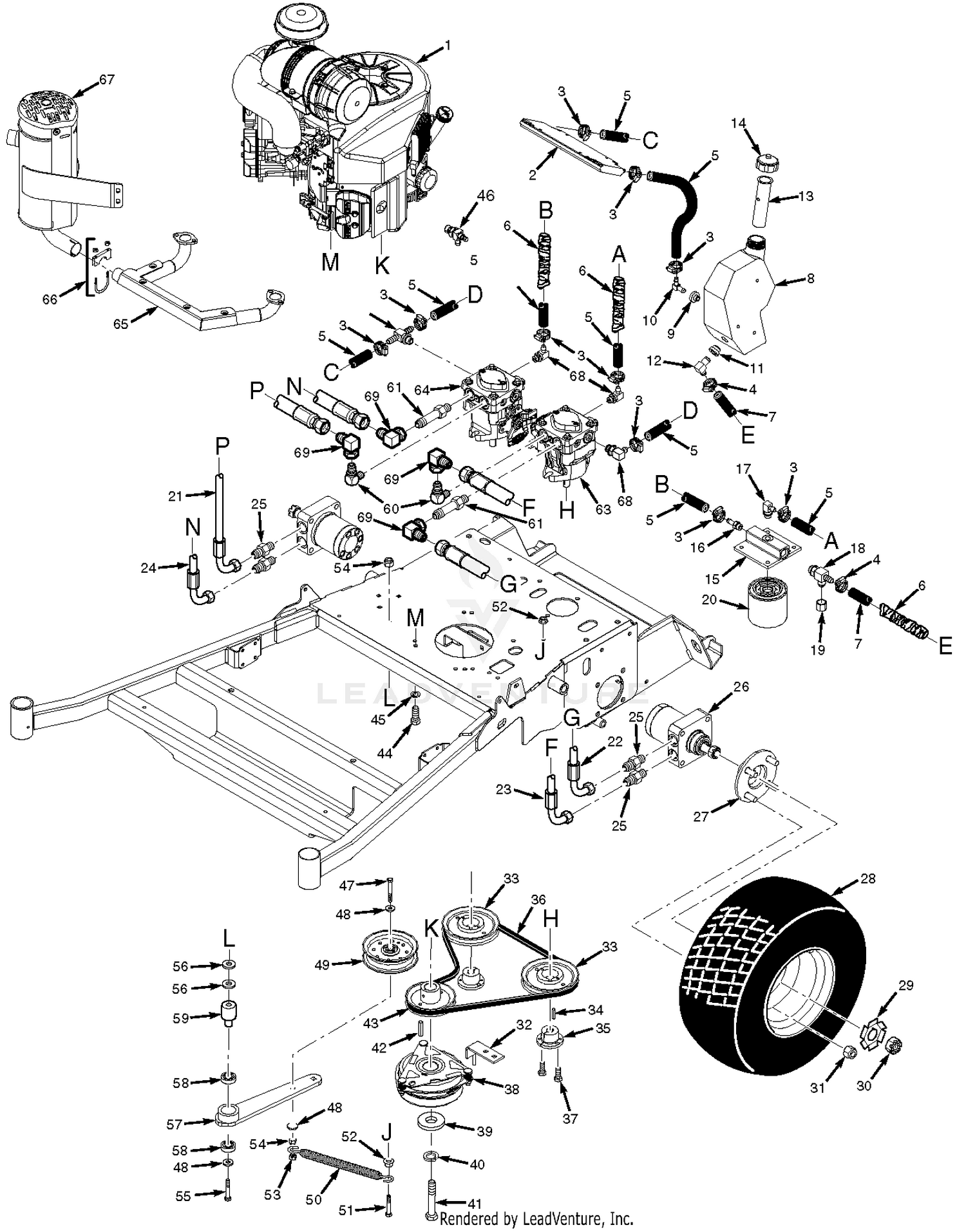 SVR-61 Hydraulic And Engine Components