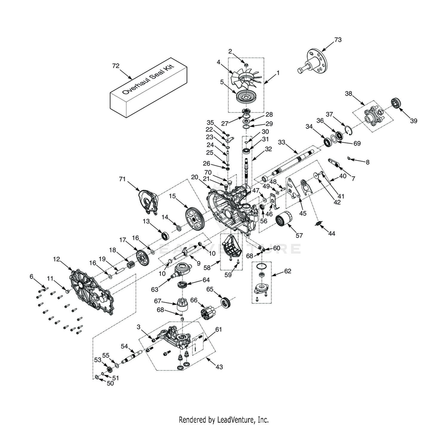 ZT-3100 HYDRAULIC AXLE ASSEMBLY