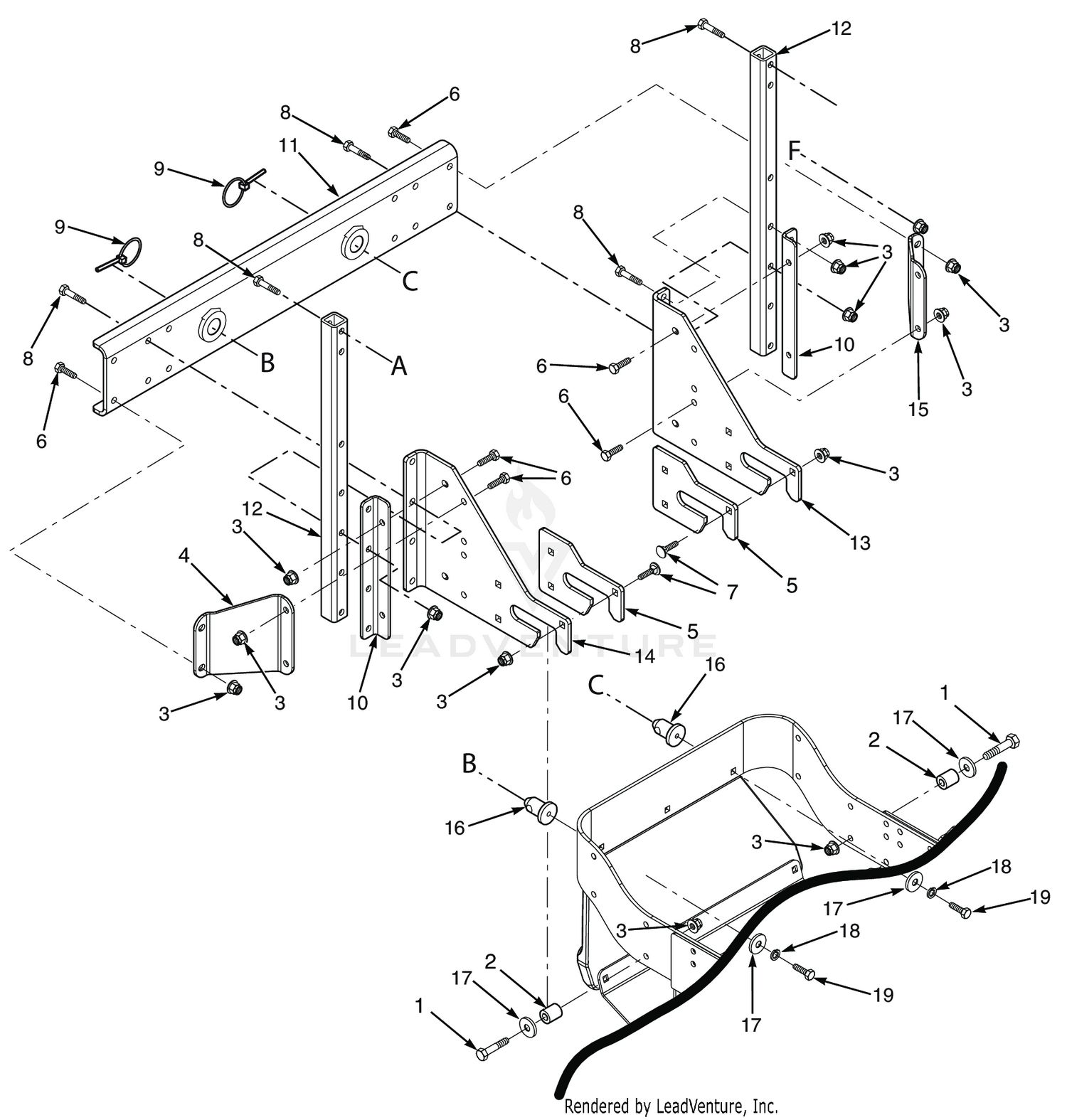 STC SUPPORT FRAME COMPONENTS