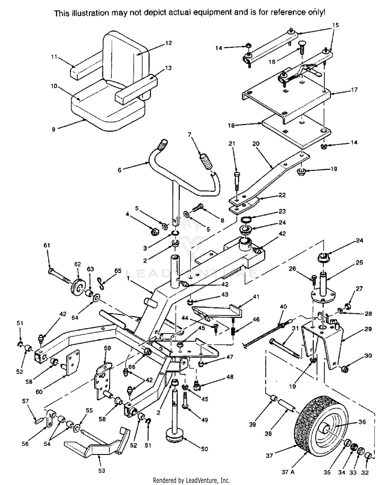 RIDER FRAME ASSEMBLY