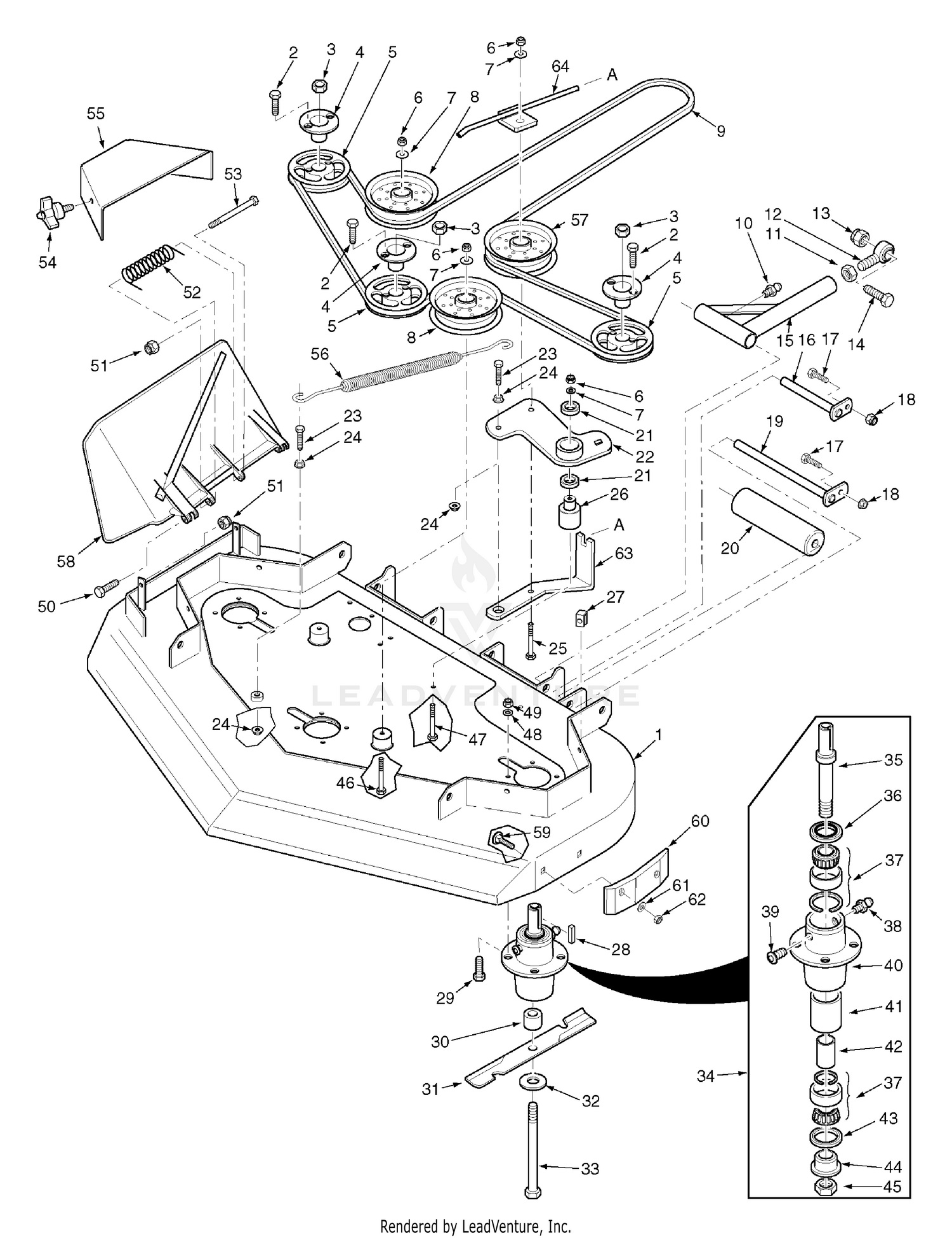 Cutter Decks 42A"