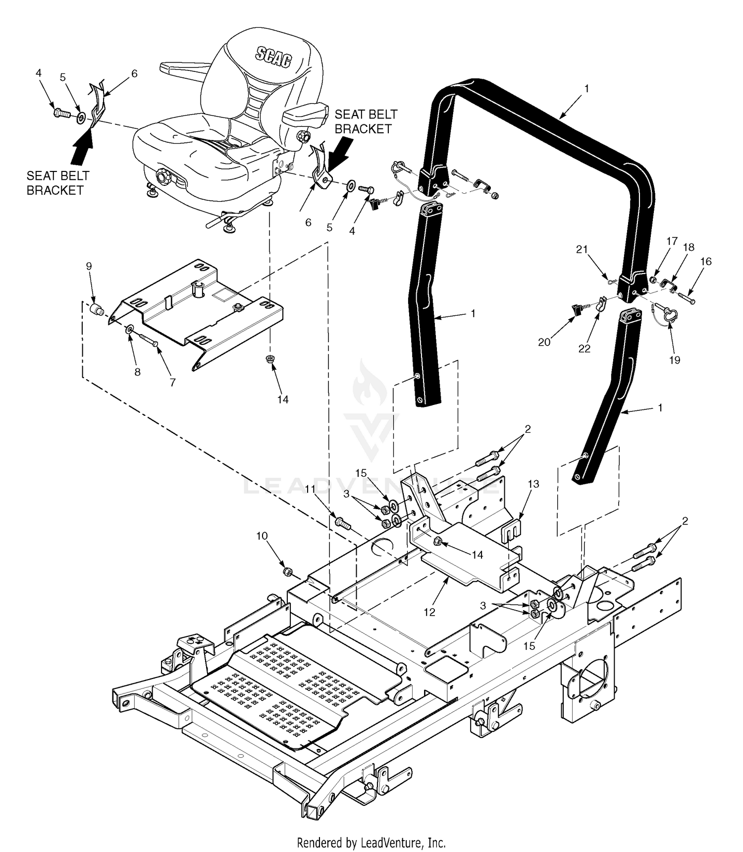 Roll-Over Protection System - With Suspension Seat