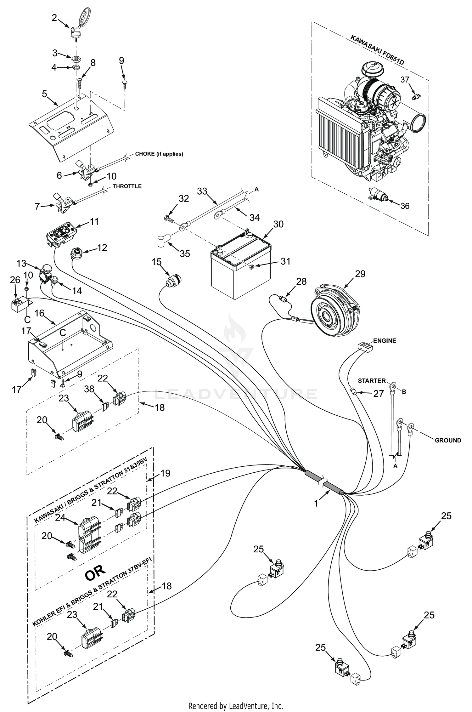 STTII ELECTRICAL SYSTEM - GASOLINE & LP ENGINES