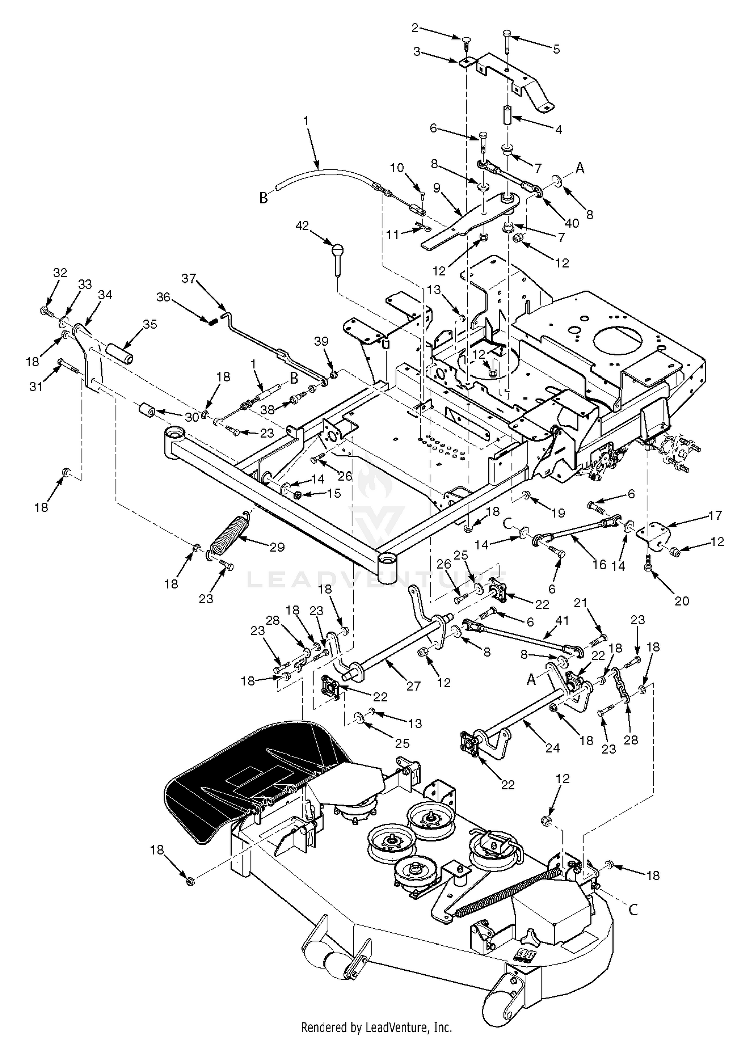 Cutter Deck Controls - SFZ52