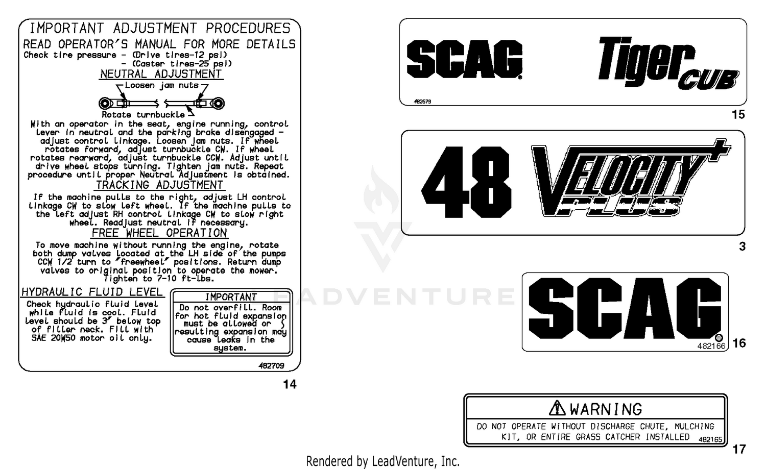 Replacement Decals And Information Plates (Part 2)