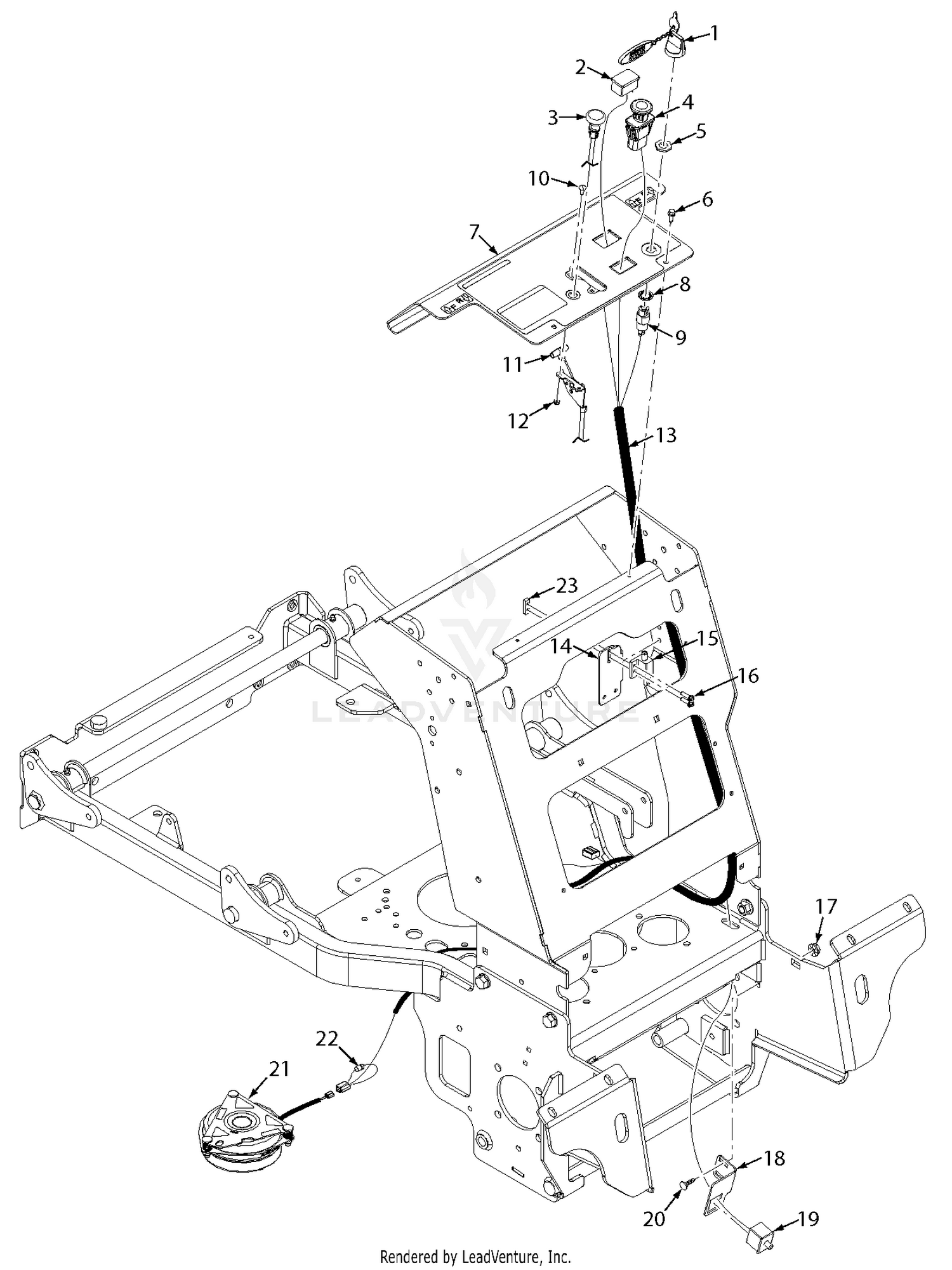 SVRII-36A Electrical System - Recoil Start Models