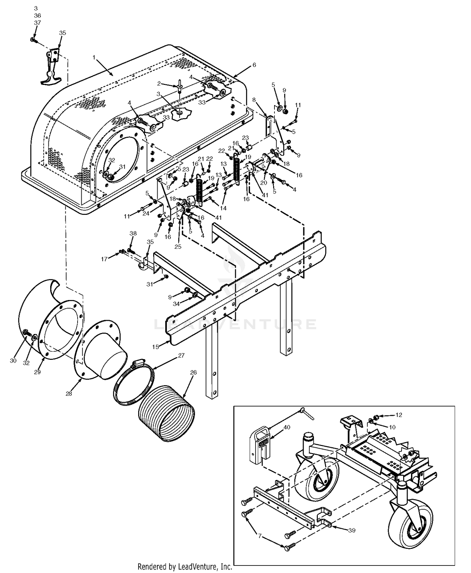 GC-STC Bag Support Components (Upper)