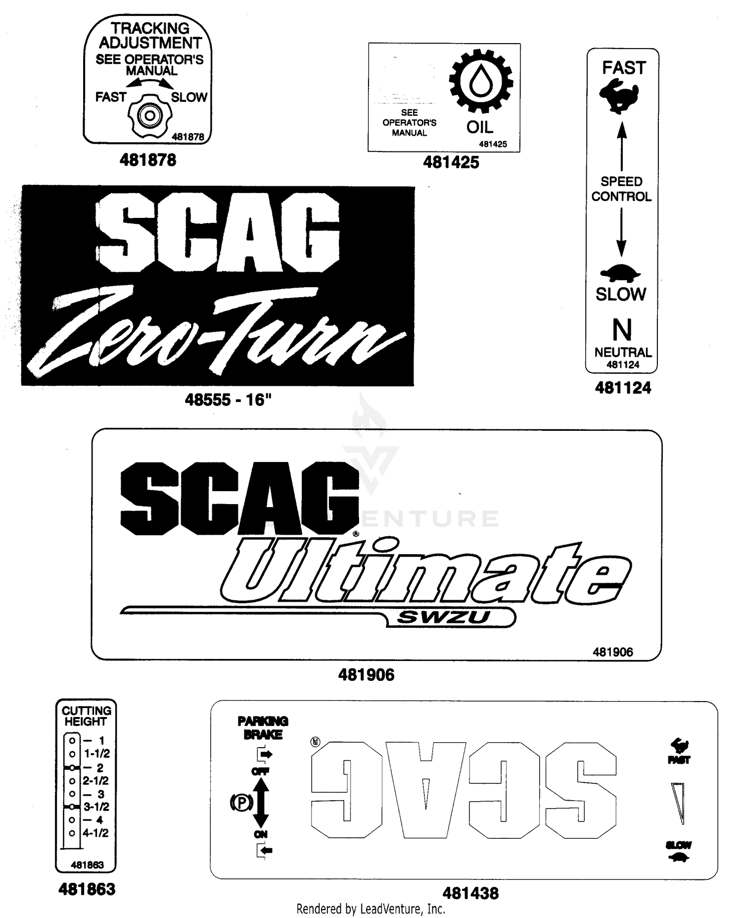 Replacement Decals And Information II