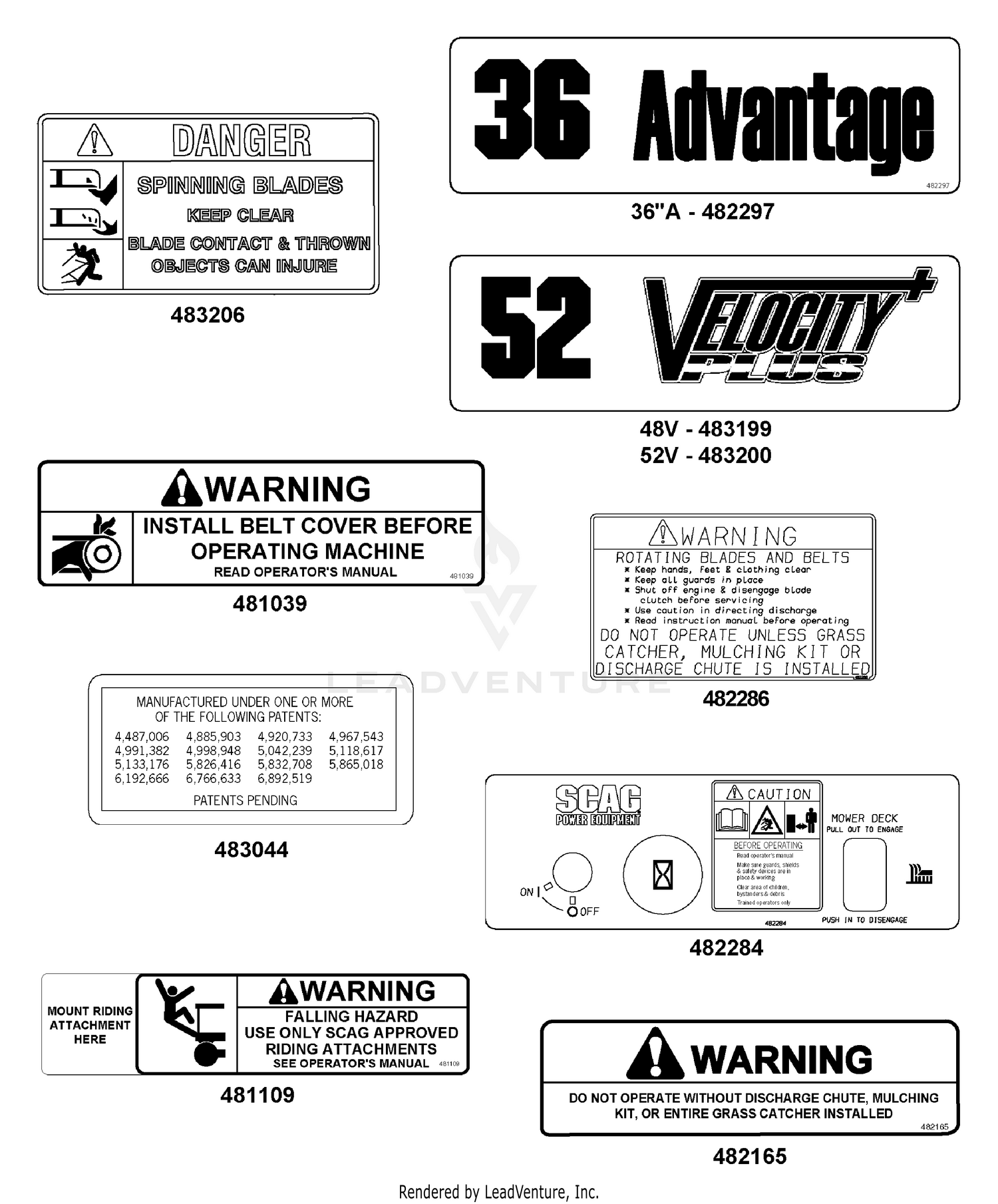 Replacement Decals & Information (Part 1)