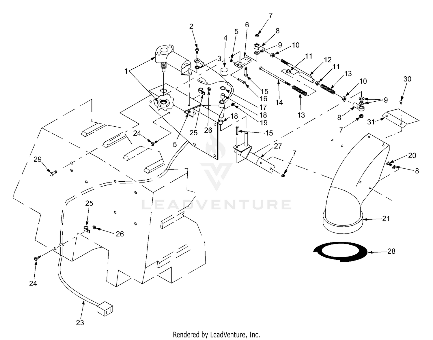 Hopper Actuator Mechanism