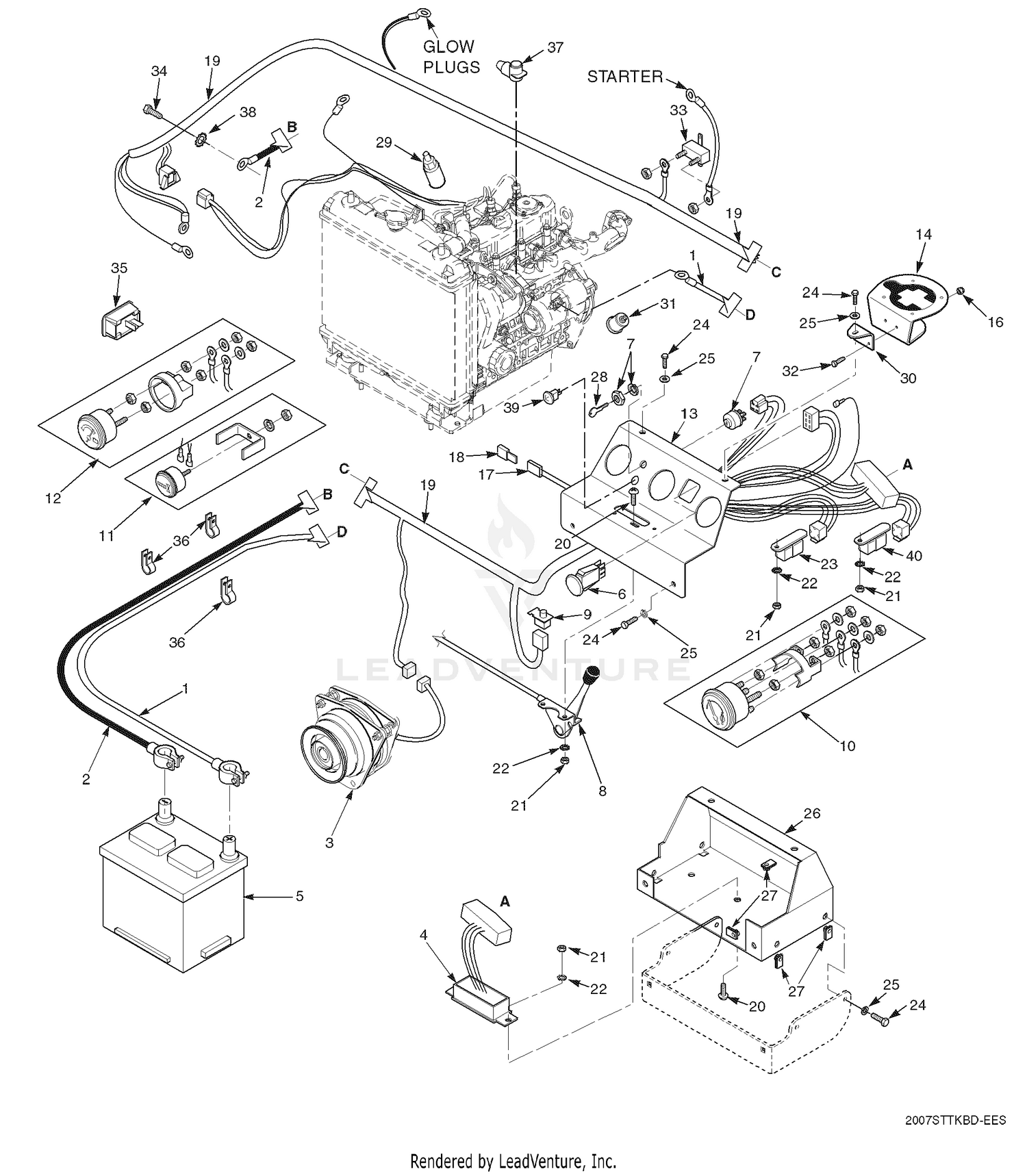 Electrical System - Kubota Diesel